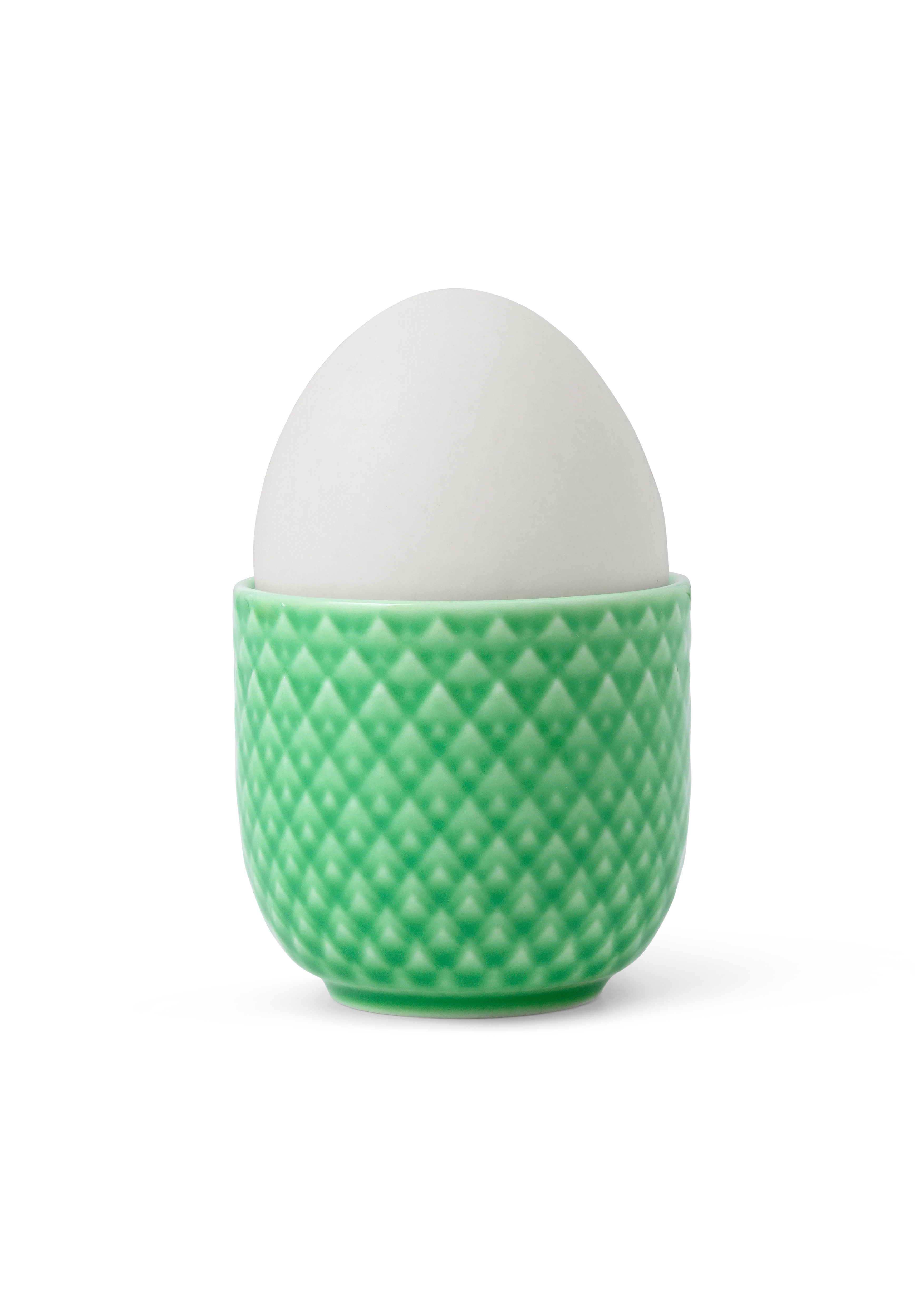 Egg cup Ø5 cm from Lyngby Porcelæn in Green color, made of Ceramics