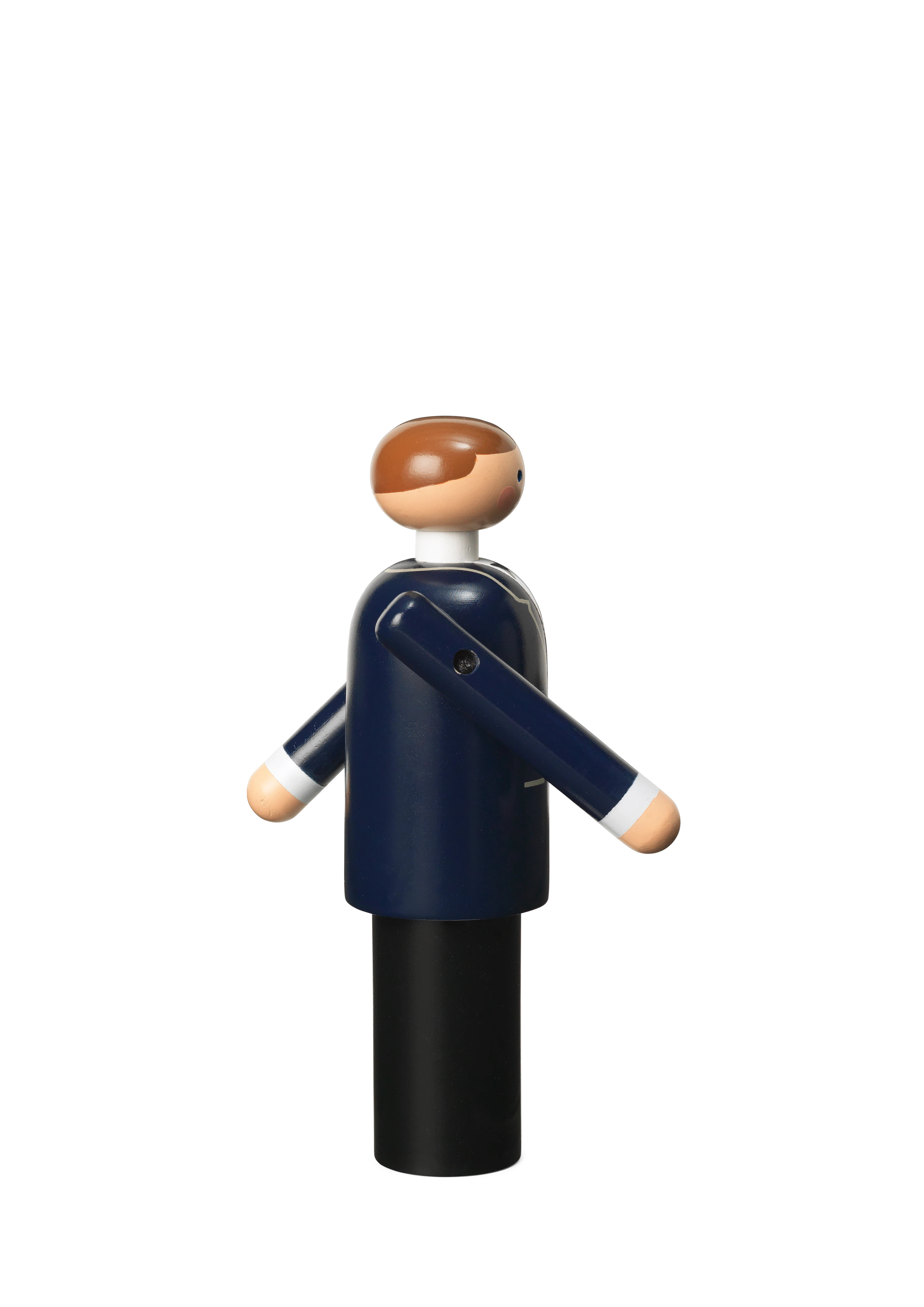 Groom H12 cm from Kay Bojesen in Blue/Black/White color, made of Wood