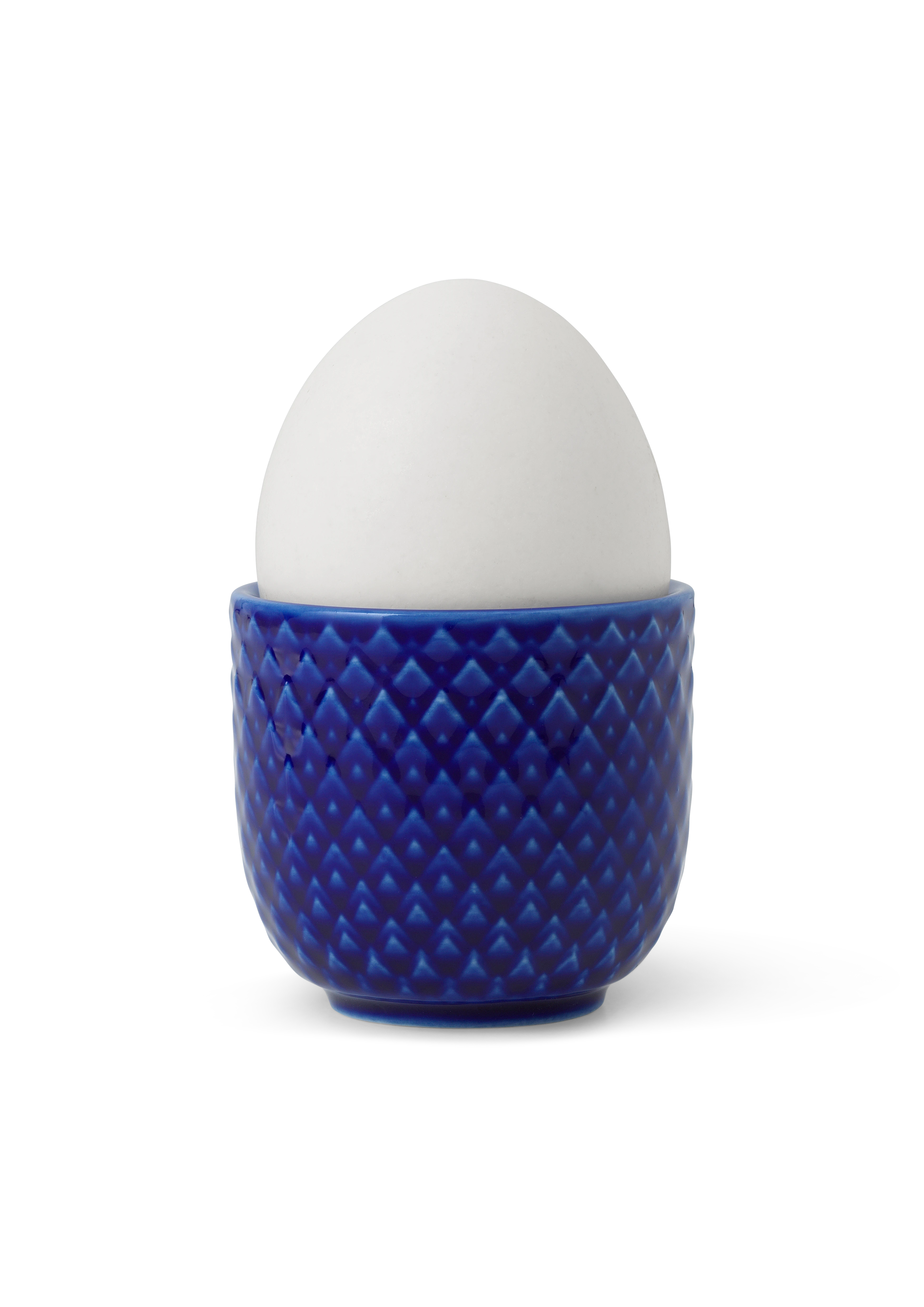 Egg cup Ø5 cm from Lyngby Porcelæn in Dark blue color, made of Ceramics
