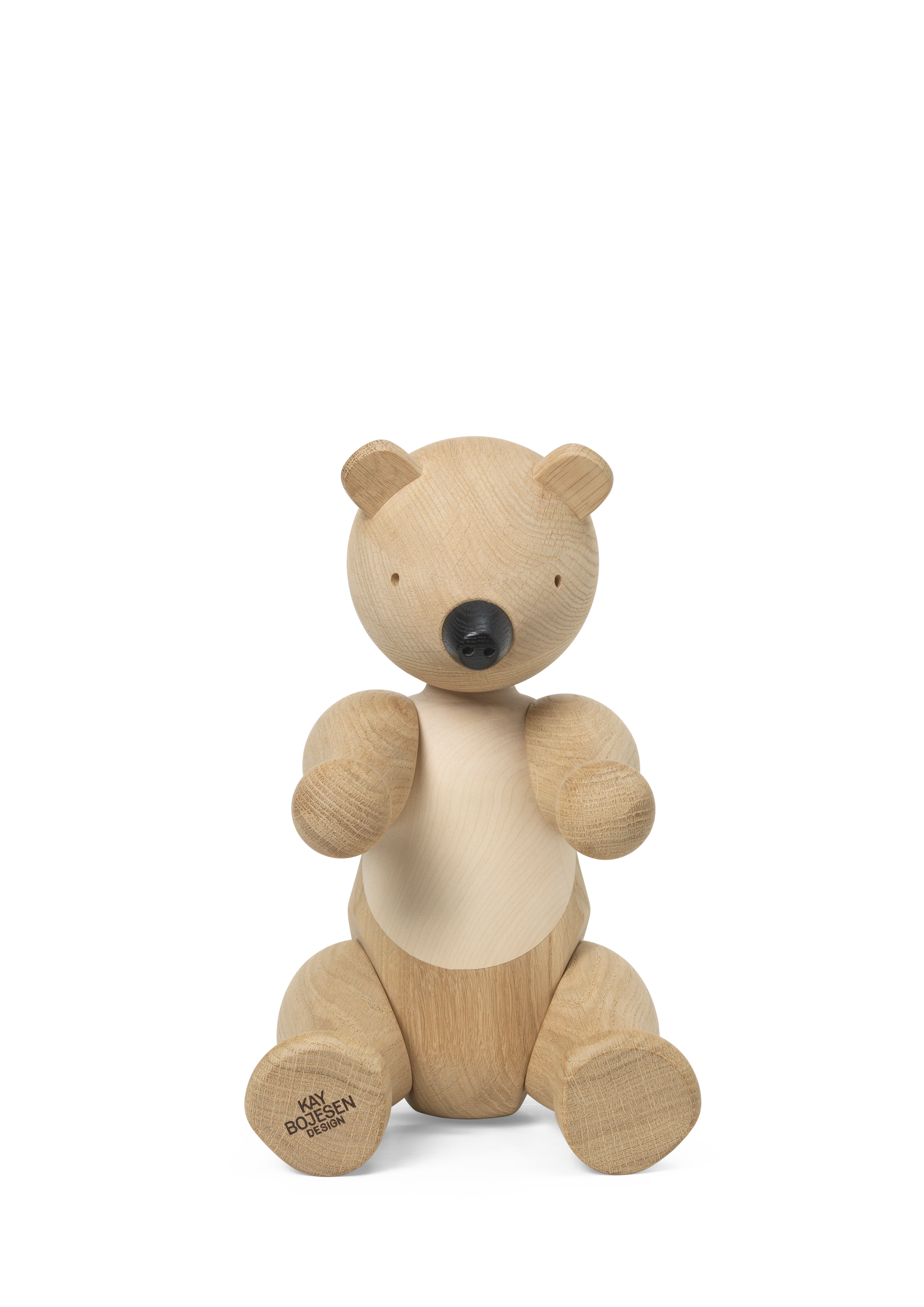Bear large from Kay Bojesen in Oak/Maple color, made of Wood
