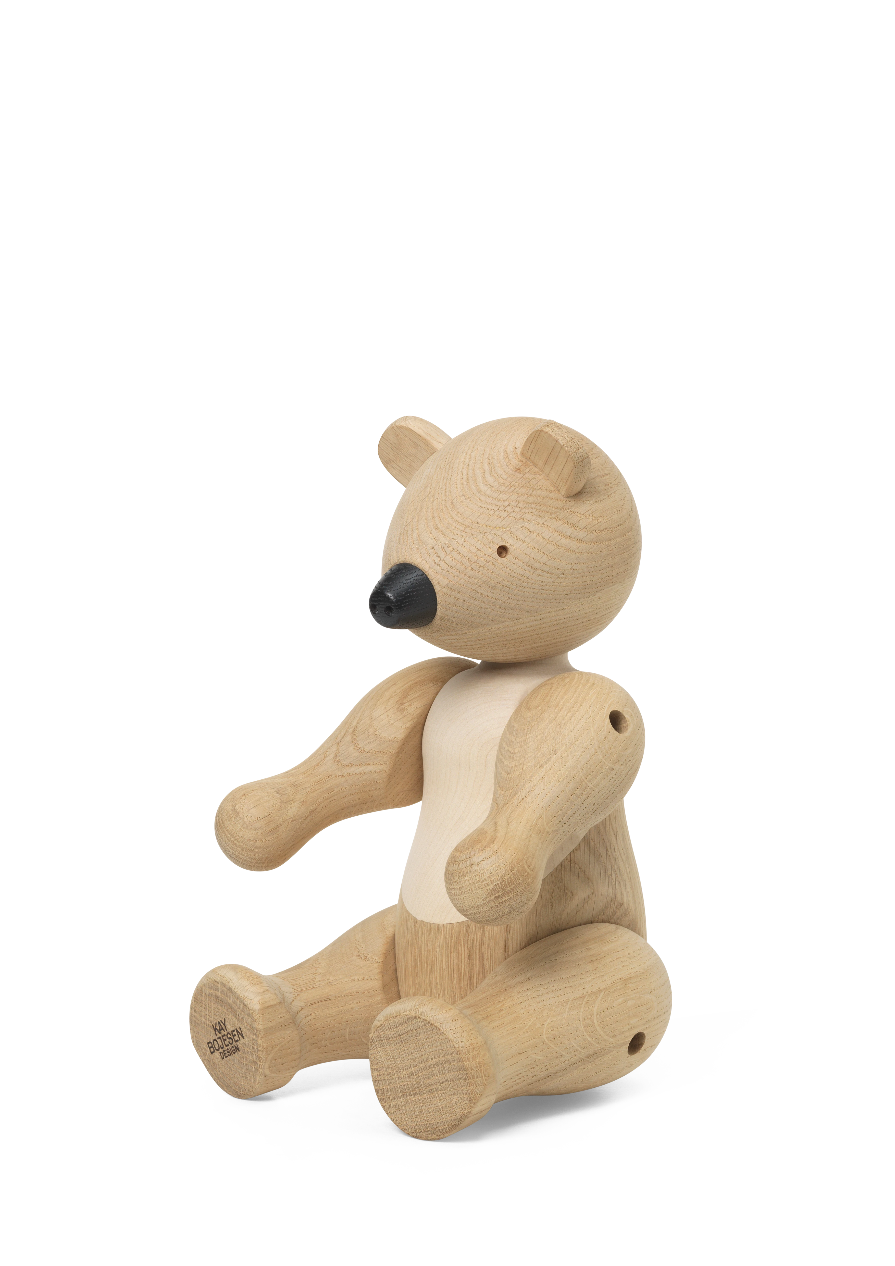 Bear large from Kay Bojesen in Oak/Maple color, made of Wood