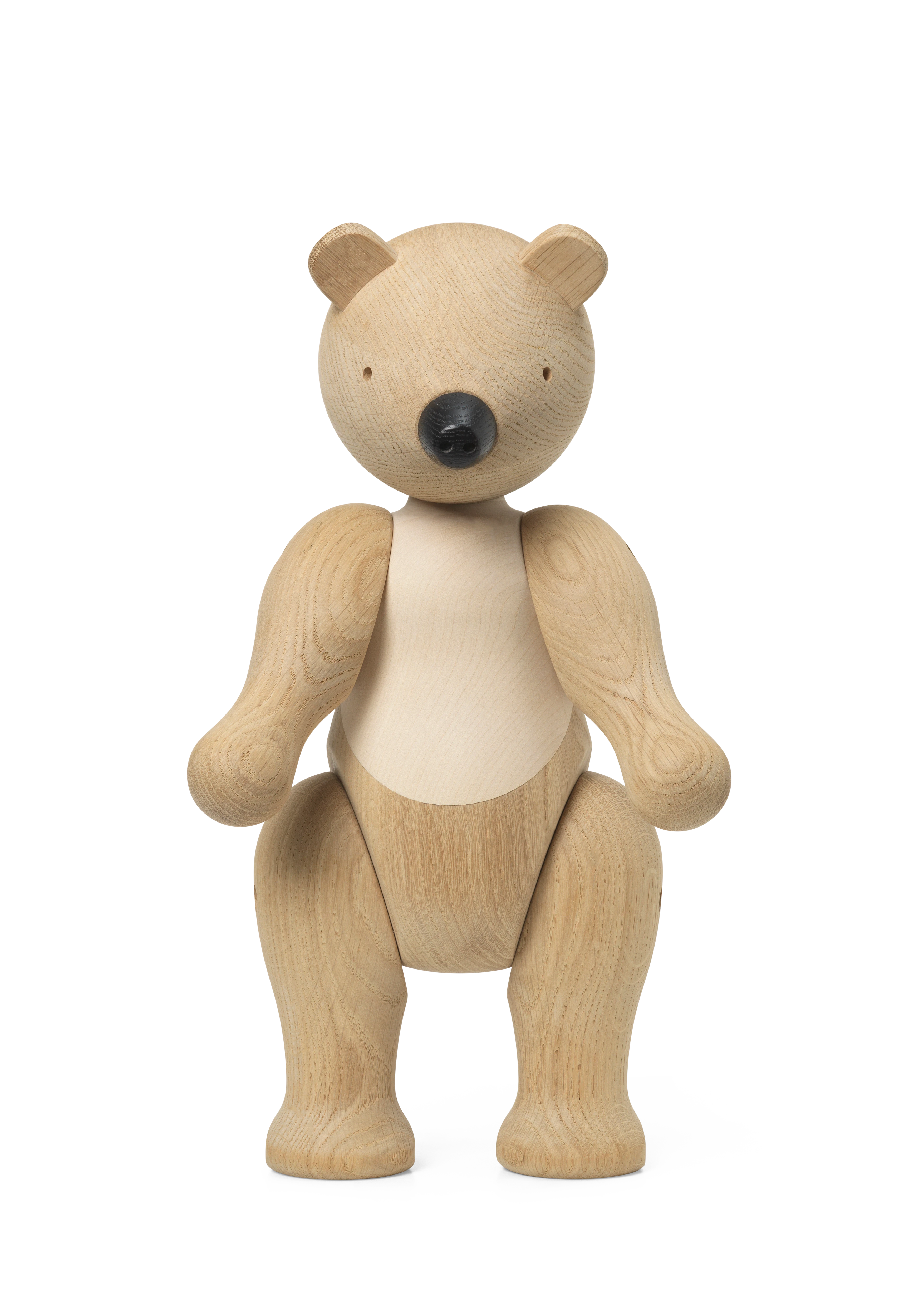 Bear large from Kay Bojesen in Oak/Maple color, made of Wood