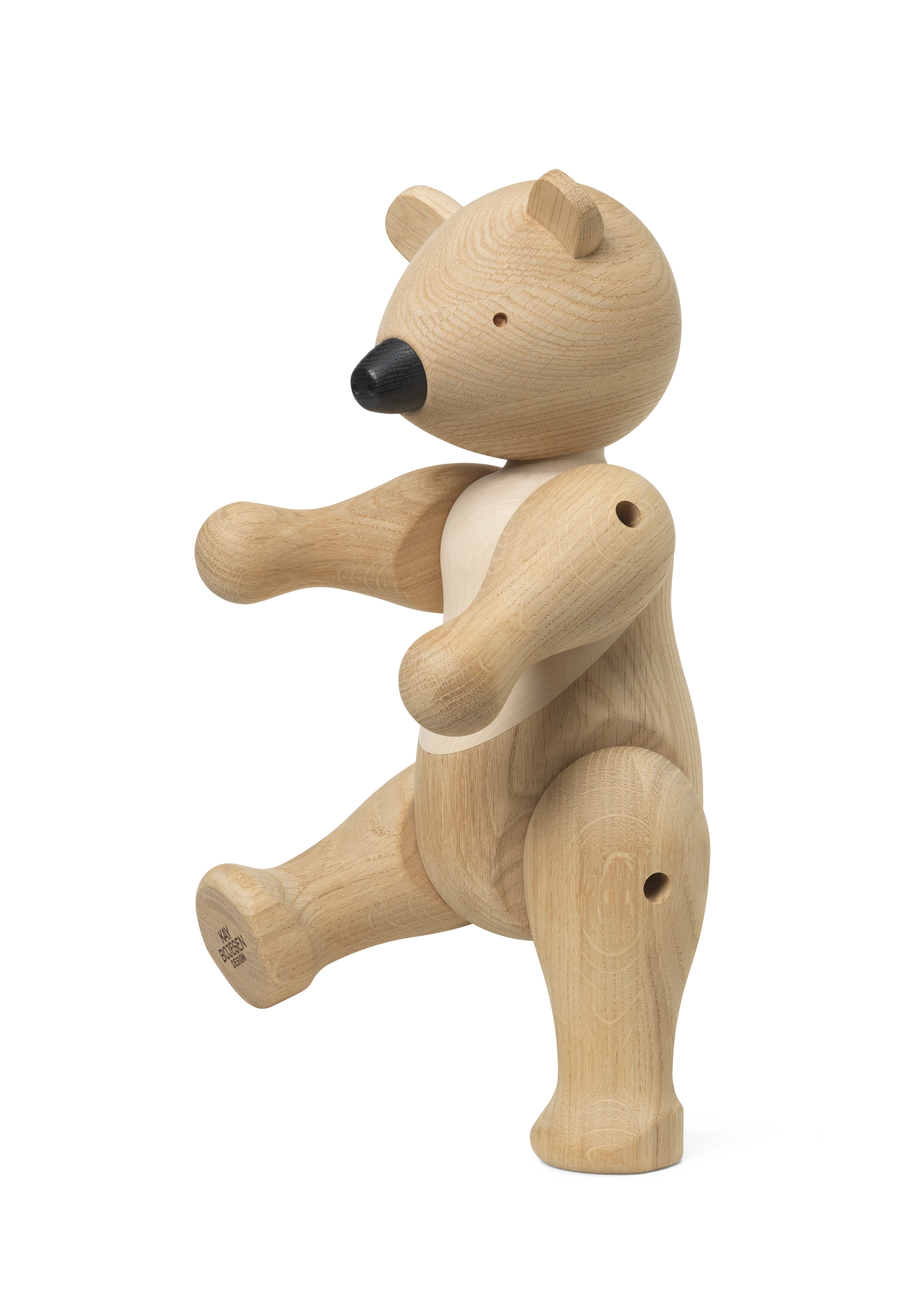 Bear large from Kay Bojesen in Oak/Maple color, made of Wood