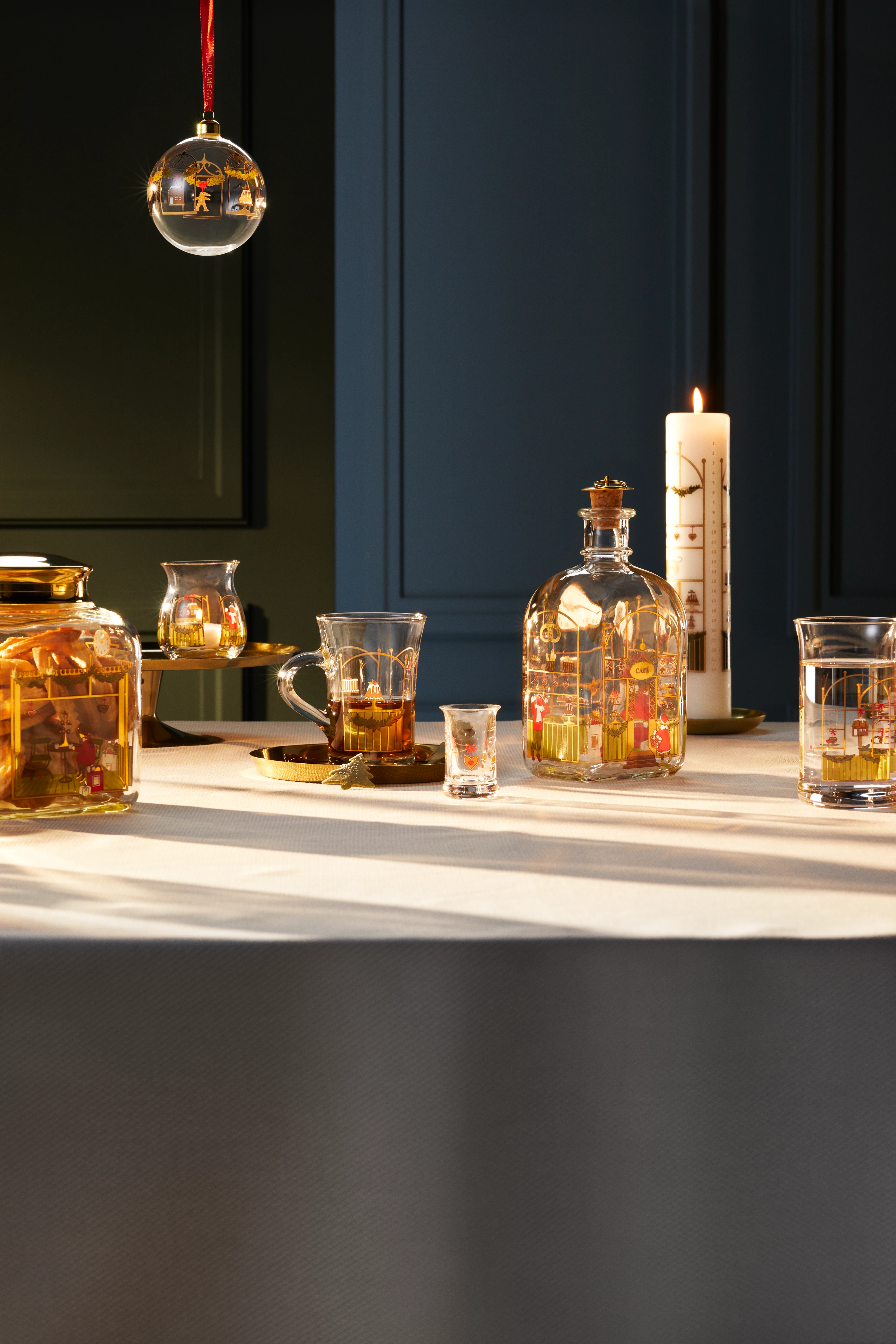 Julehotdrink 2023 2 stk. fra Holmegaard i farven Multi, lavet af Glas