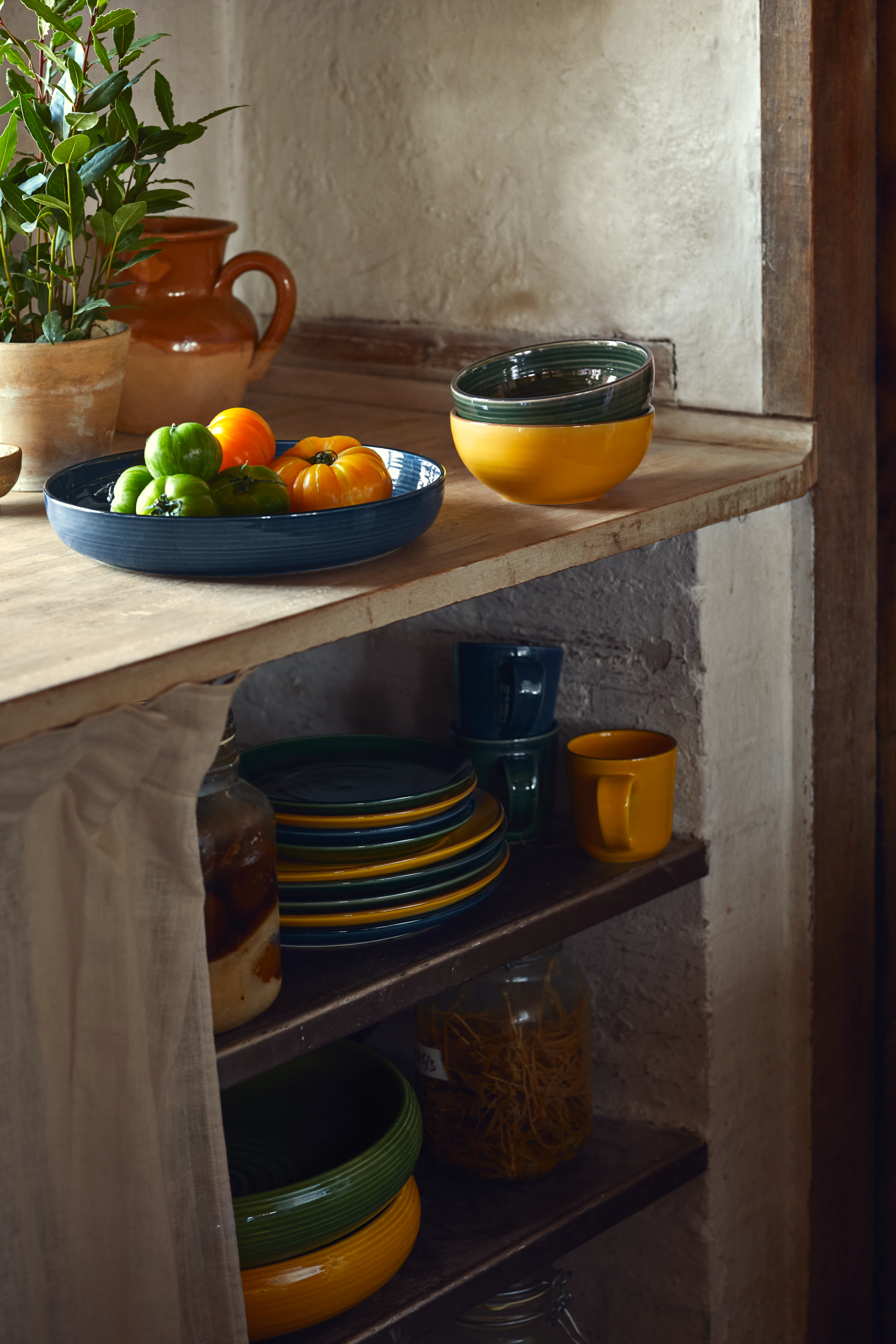 Bowl Ø19 cm from Kähler  in Saffron yellow color, made of Ceramics
