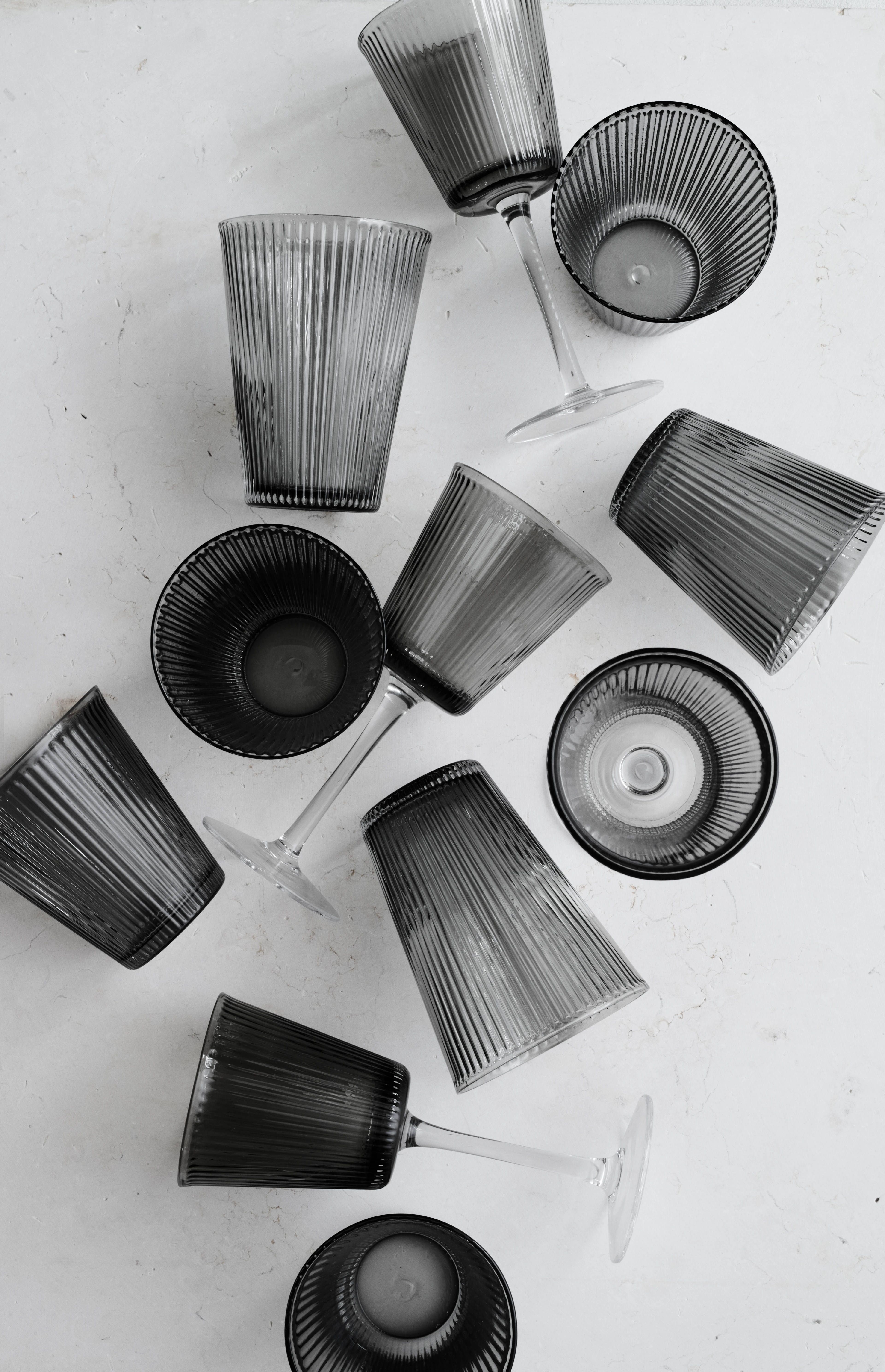 Tumbler 36 cl 2 pcs. from Rosendahl in Smoke color, made of Glass