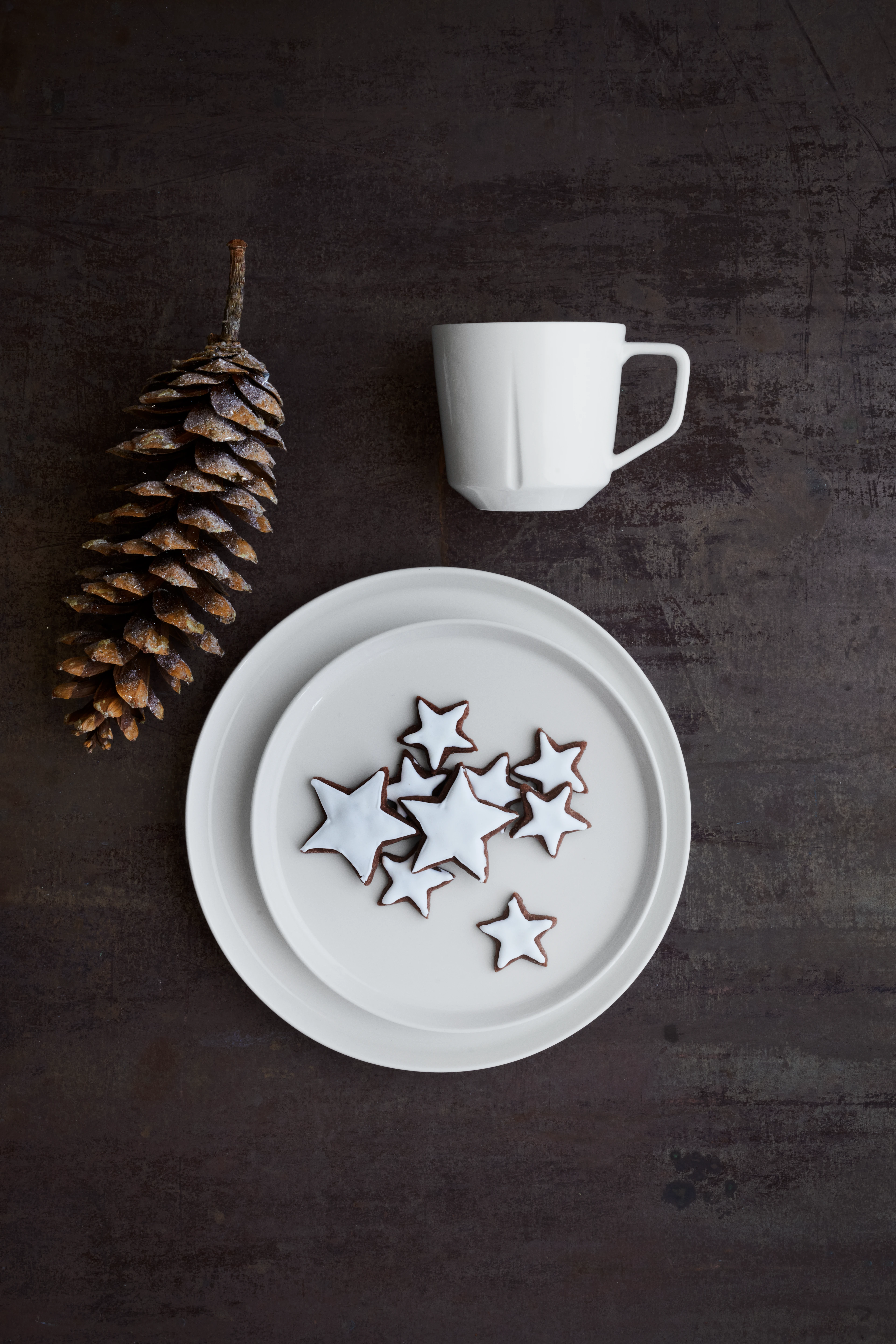 Dinner plate Ø25 cm 4 pcs. from Rosendahl in White color, made of Ceramics