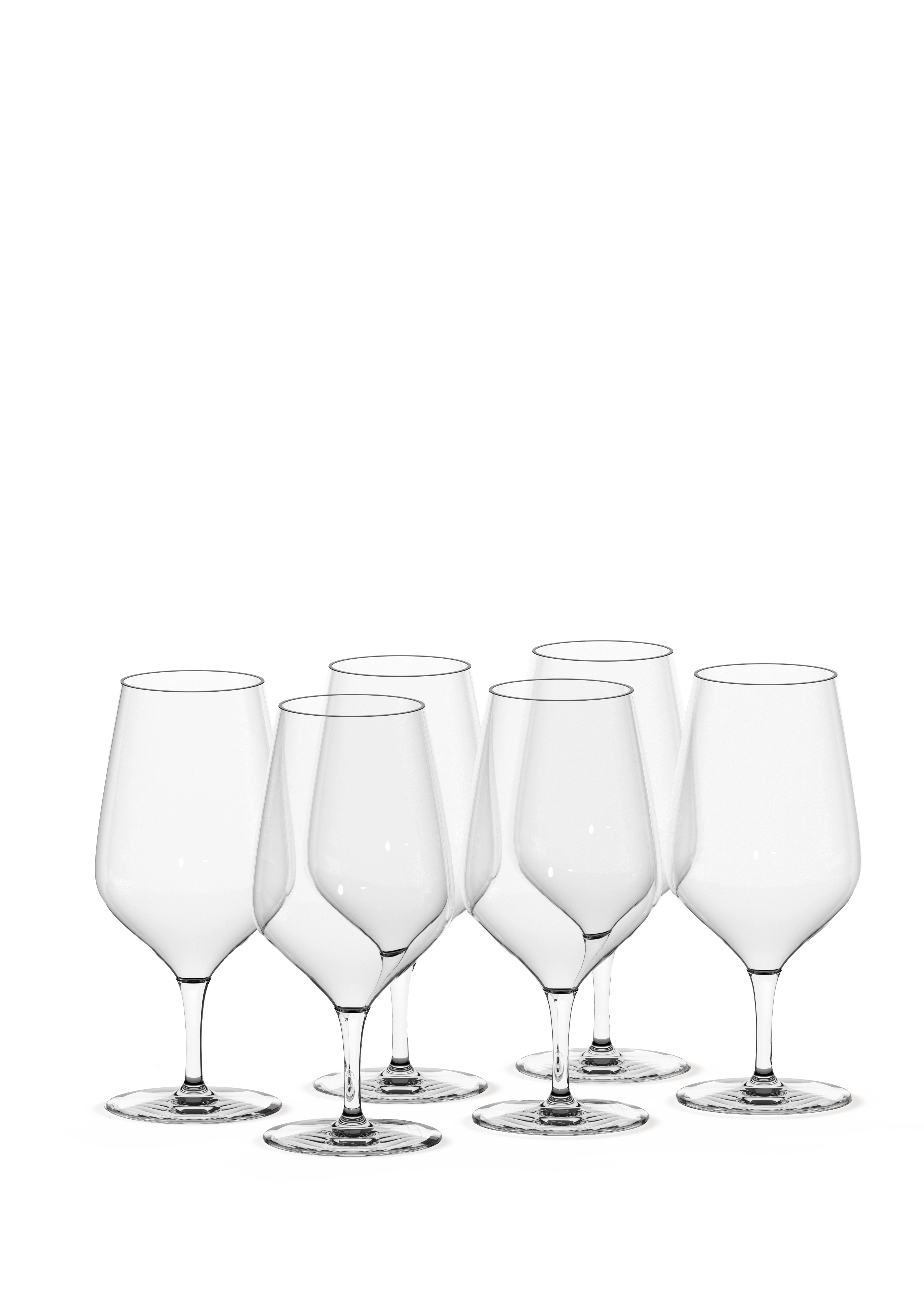 Ölglas 64 cl 6 st. från Holmegaard i färgen Klar, tillverkad av Glas