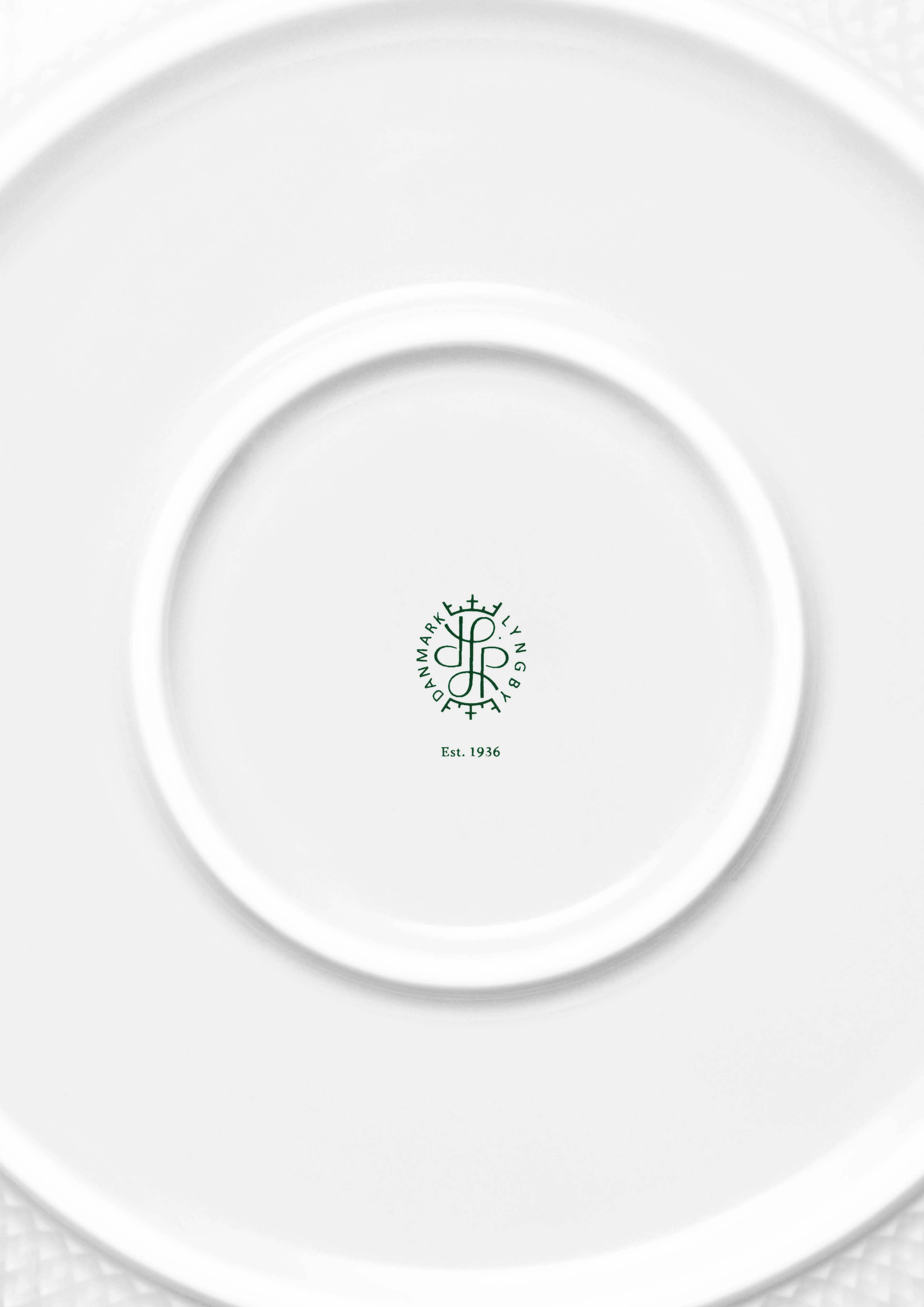 Serveringsskål Ø28.5 cm fra Lyngby Porcelæn i farven Hvid, lavet af Keramik