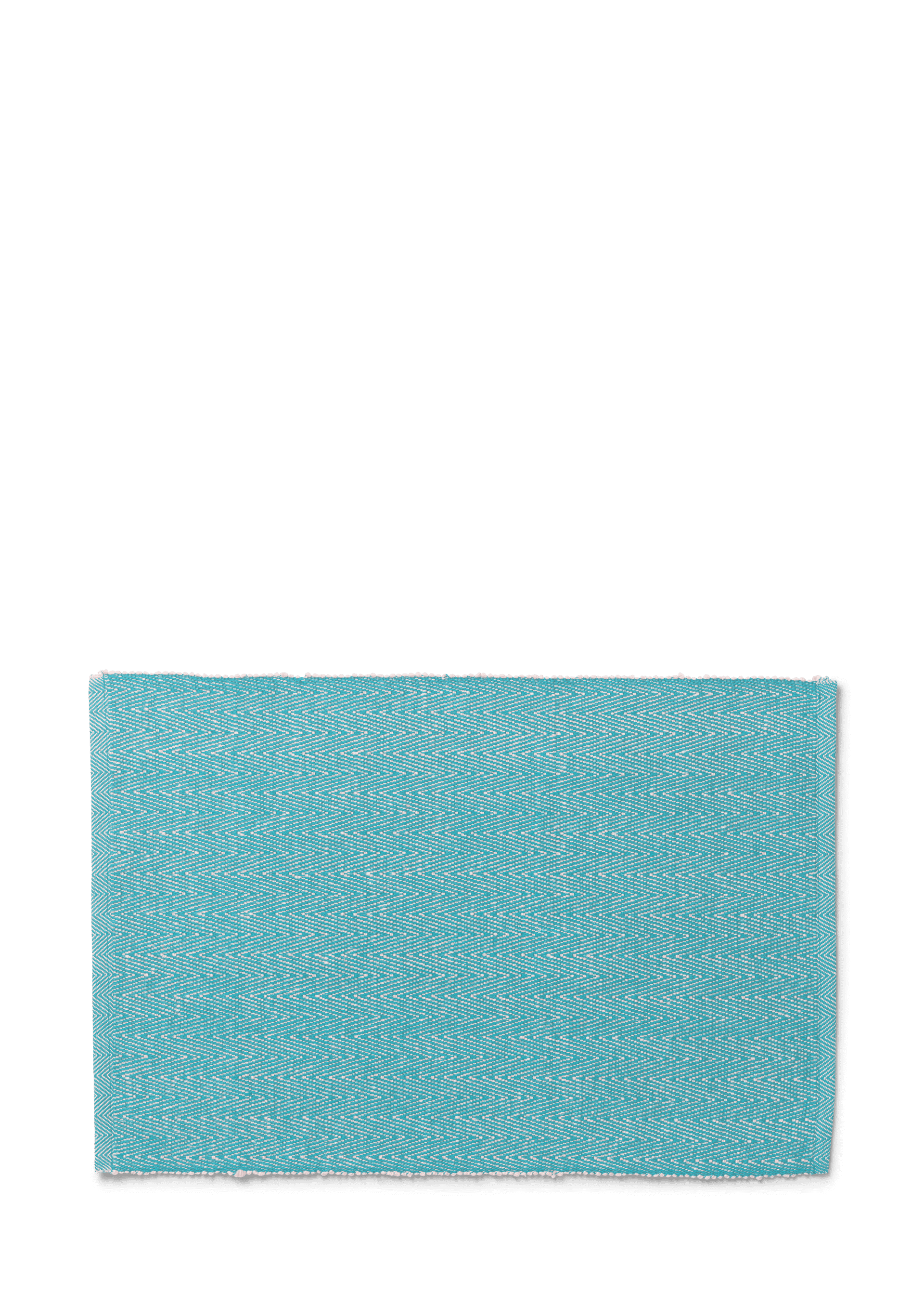 Lyngby Porcelæn Herringbone Place mat 43x30 cm turquoise