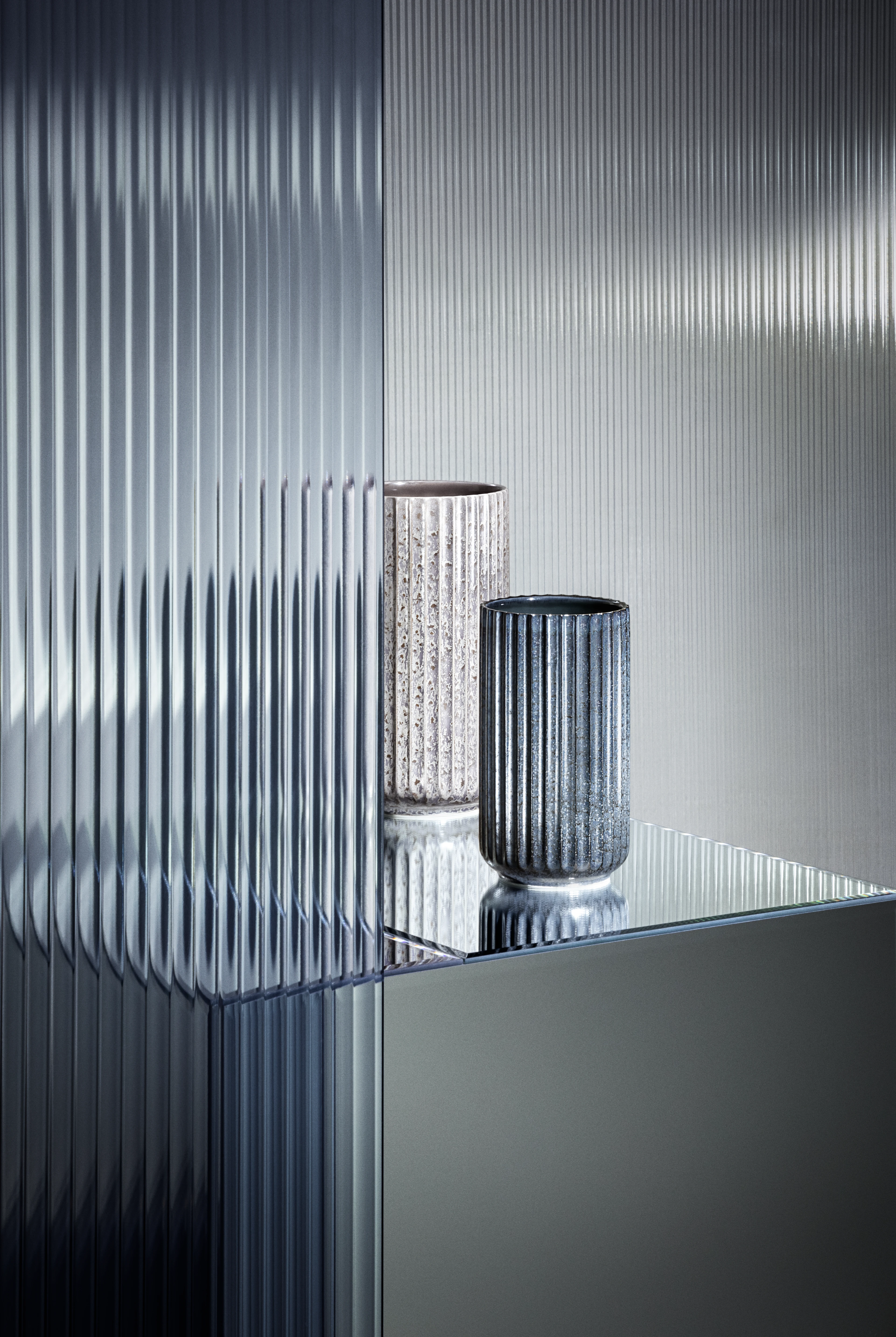 Radiance Vas H15 cm från Lyngby Porcelæn i färgen Blå, tillverkad av Keramik