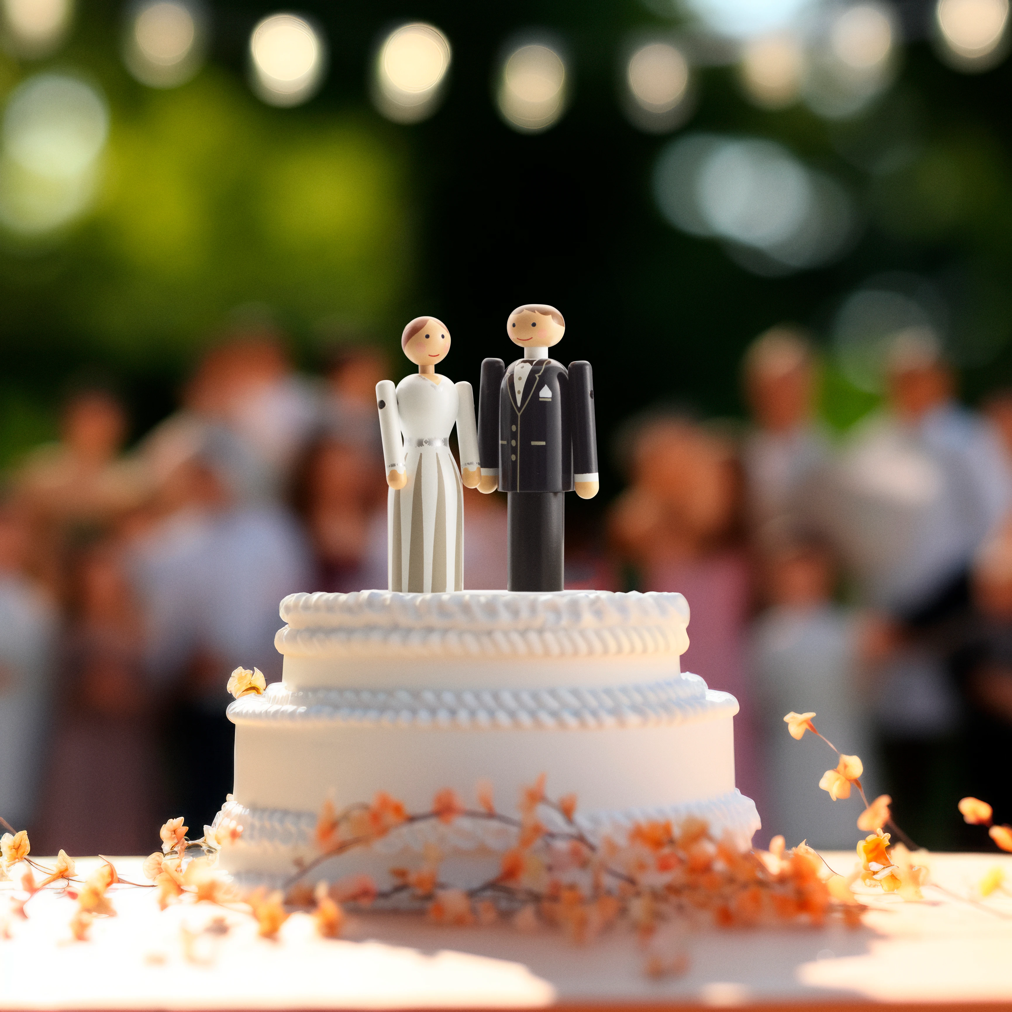 Bride H12 cm fra Kay Bojesen i fargen Hvit, laget av Tre