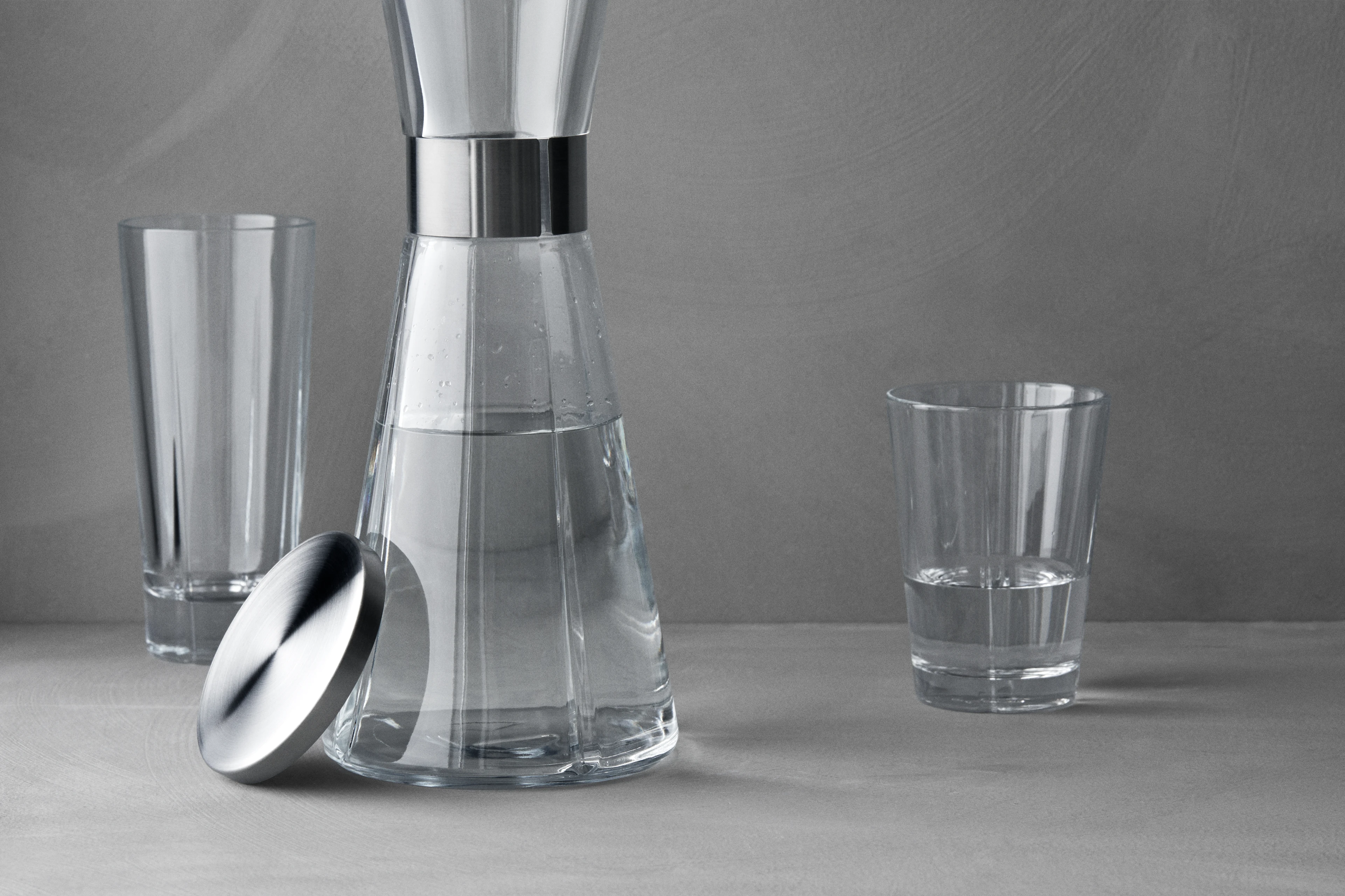 Water carafe lid Ø8.5 cm from Rosendahl in Stainless steel color, made of Metal