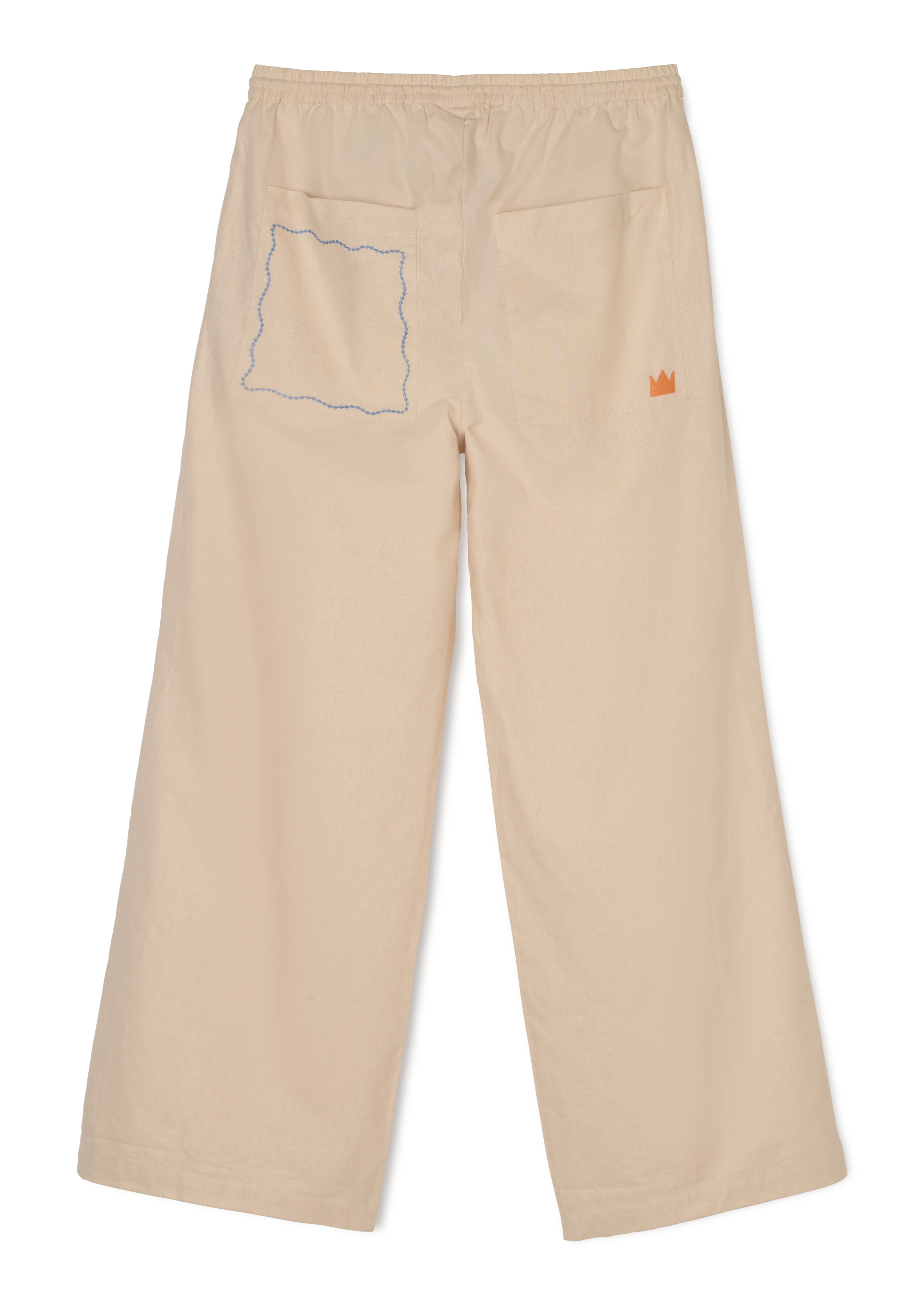 Sofie Pants M/L from JUNA in Sand color, made of Cotton