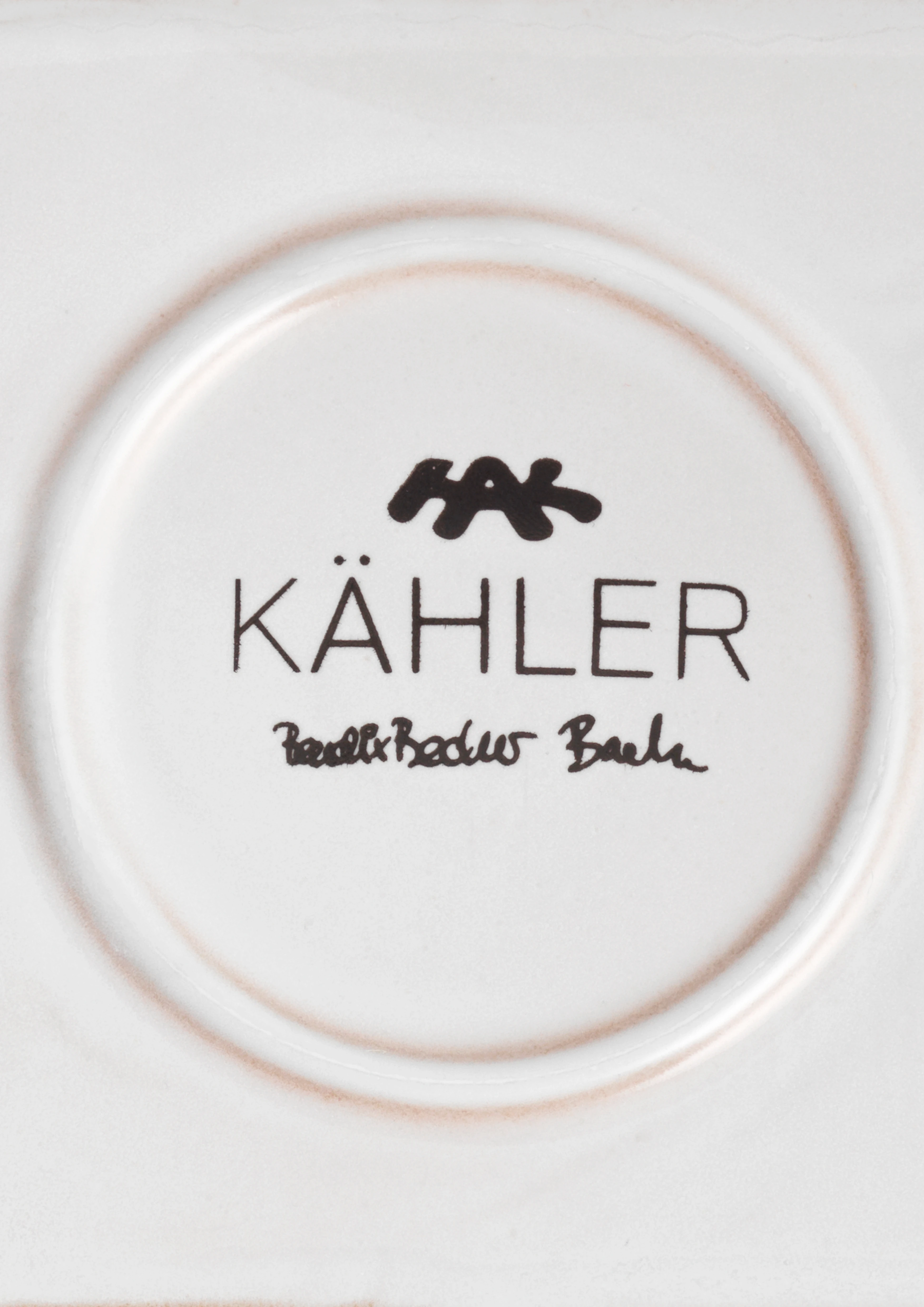 Lighthouse Christmas Stable H11.5 from Kähler  in Brown color, made of Ceramics