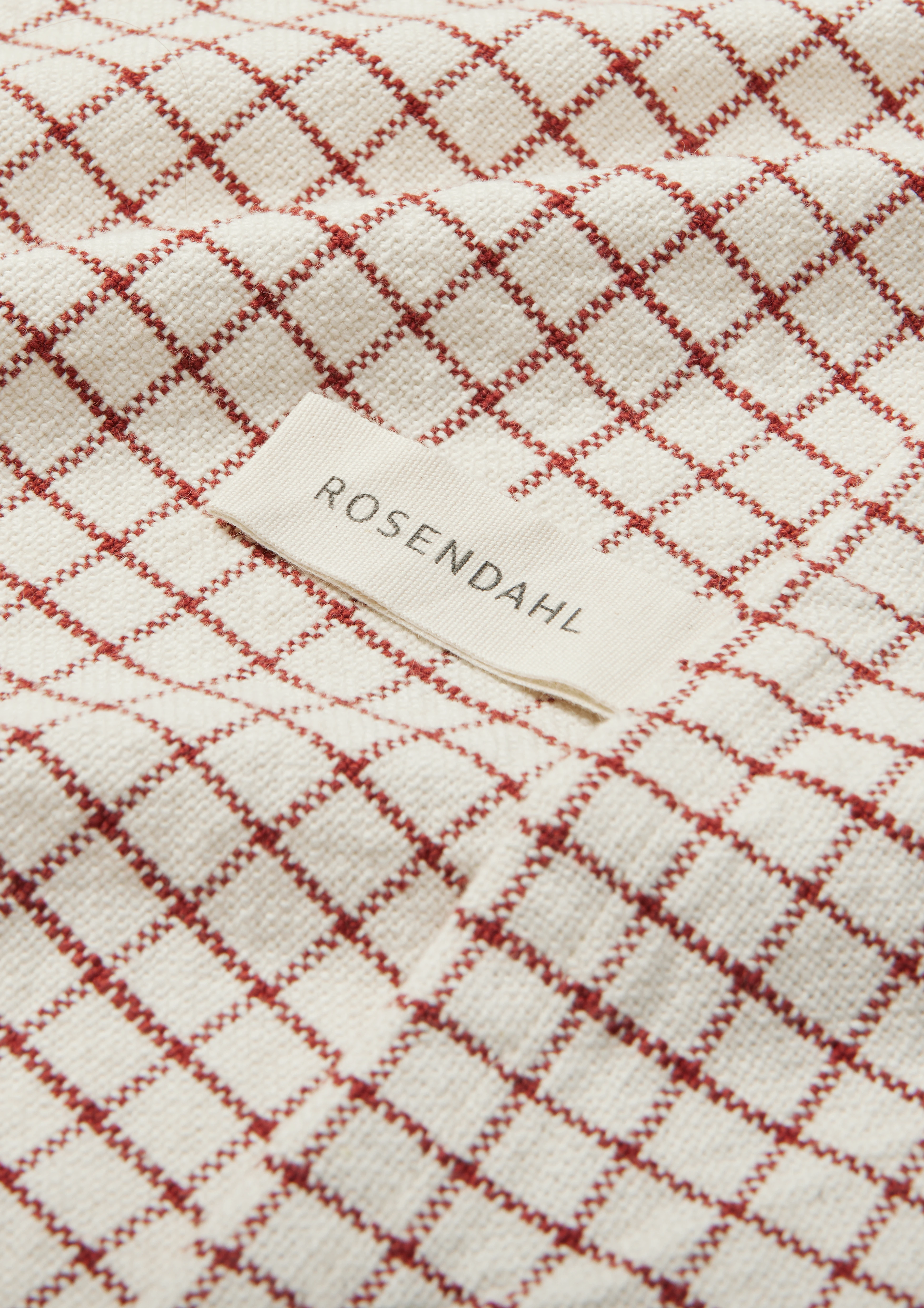 Garn Teatowel 50x70 cm from Rosendahl in Terracotta color, made of Cotton blend