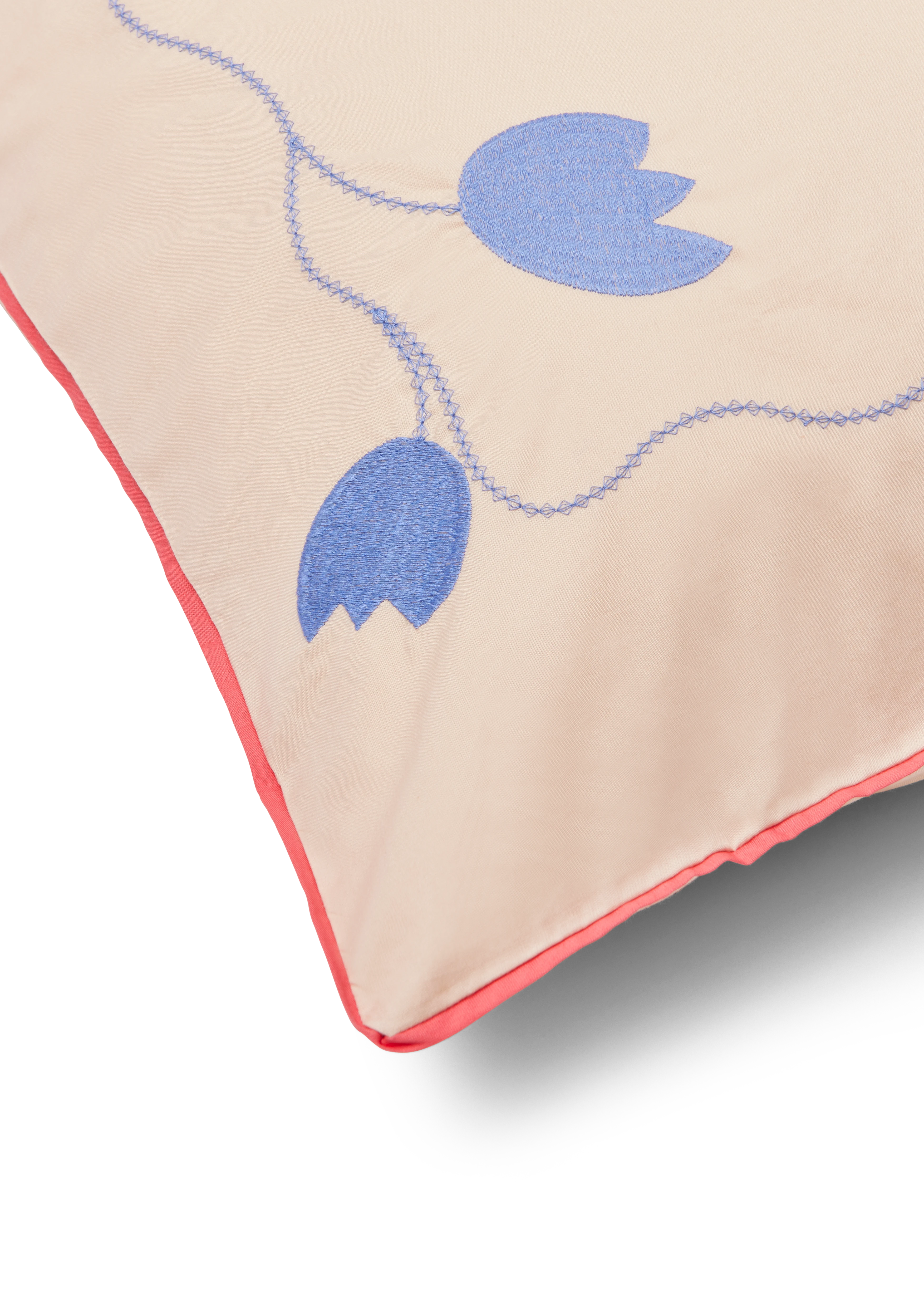 Pillowcase 63x60 cm from JUNA in Sand color, made of Cotton
