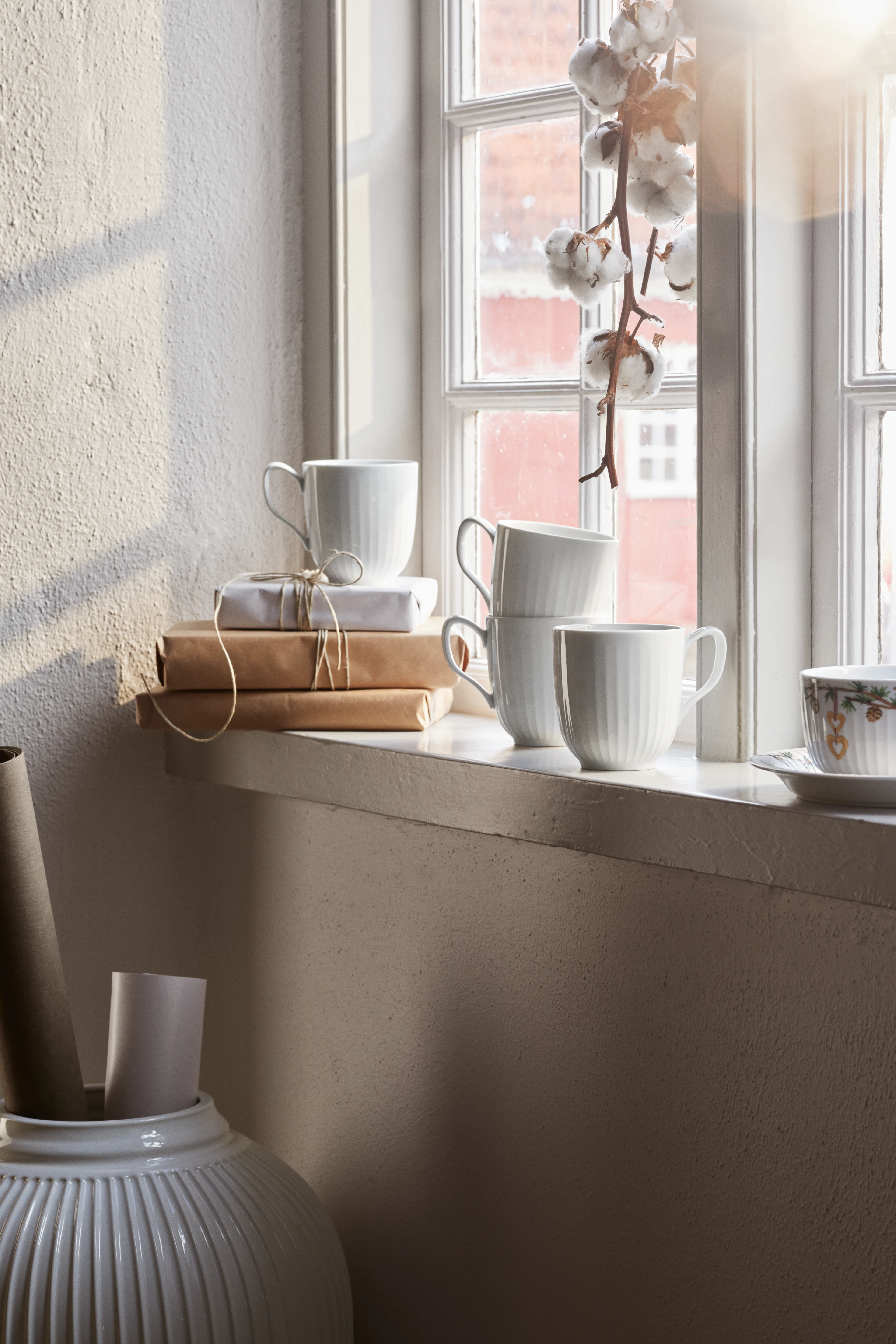 Mug 33 cl from Kähler  in White color, made of Ceramics