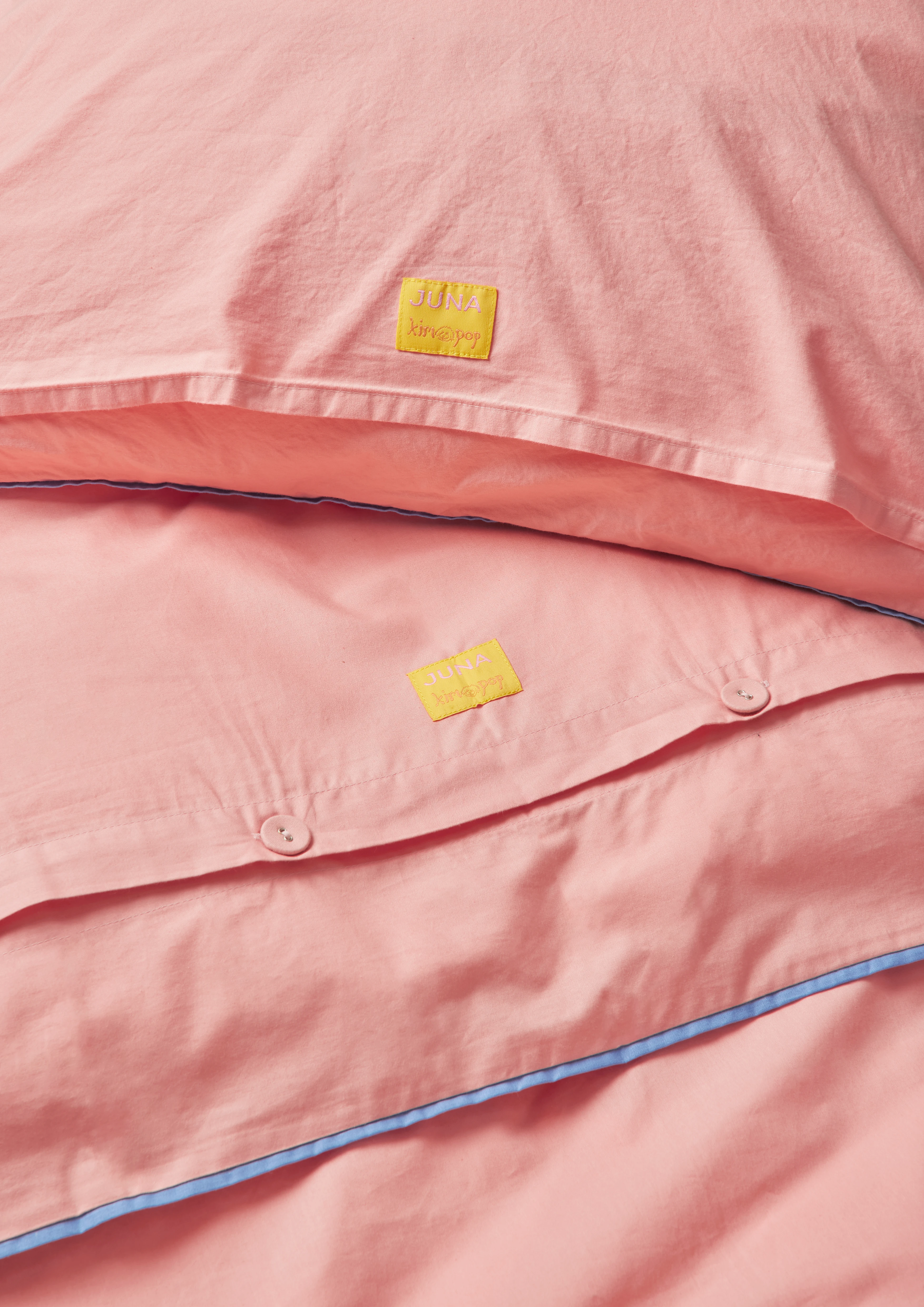 Pillowcase 63x60 cm from JUNA in Soft pink color, made of Cotton