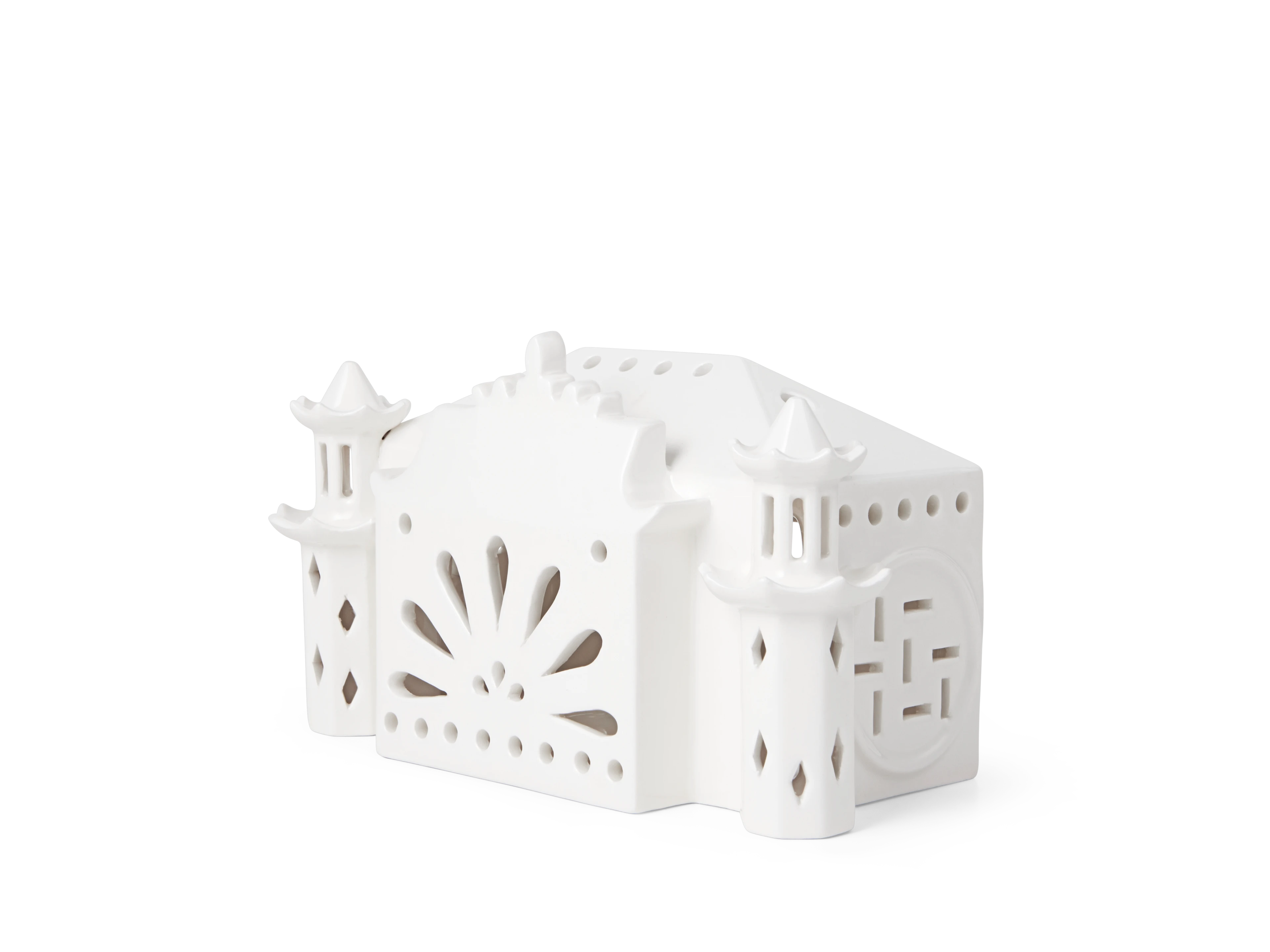 Lighthouse Pantomime Theatre from Kähler  in White color, made of Ceramics