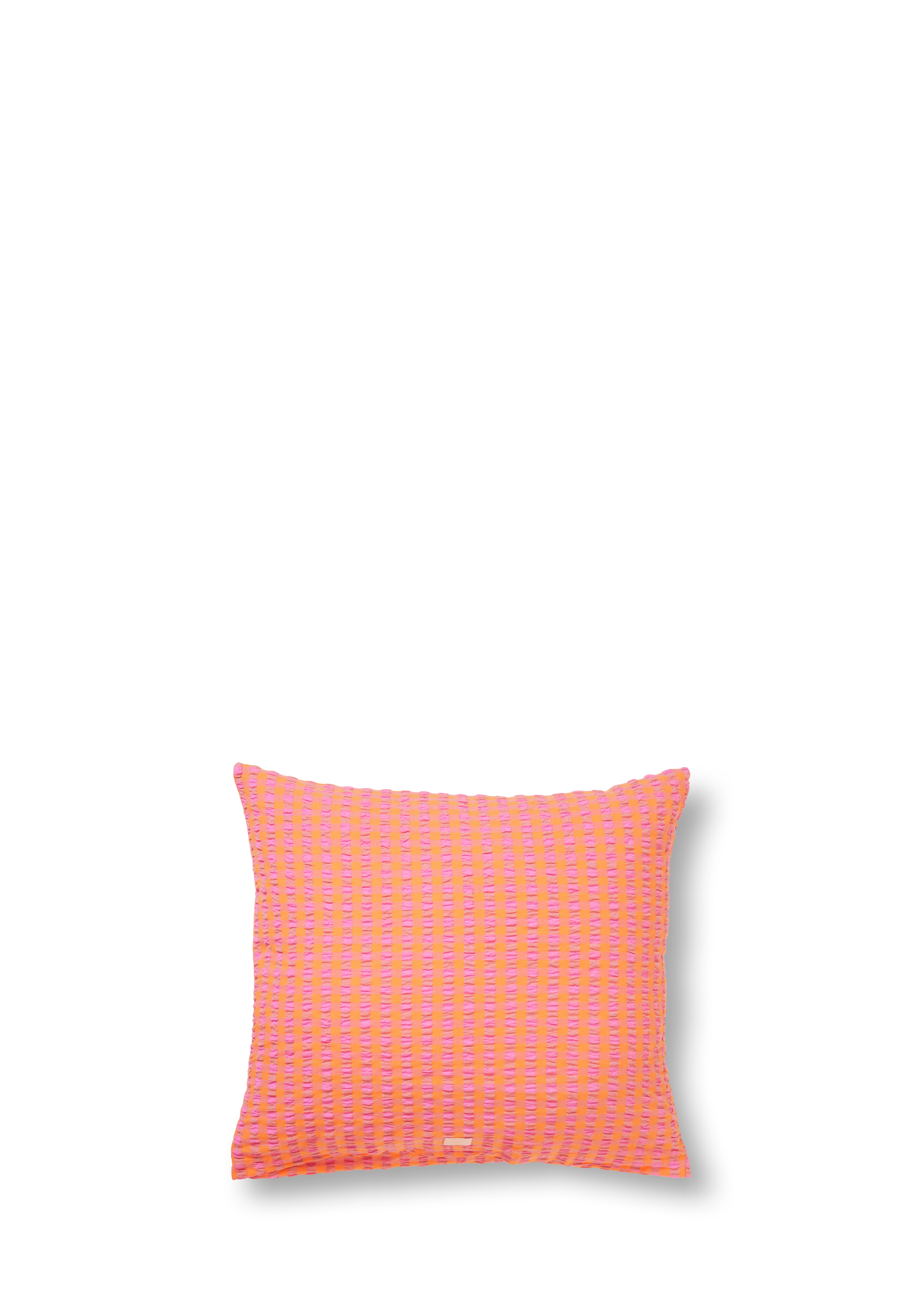Örngott 60x50 cm från JUNA i färgen Pink/Orange, tillverkad av Bomull