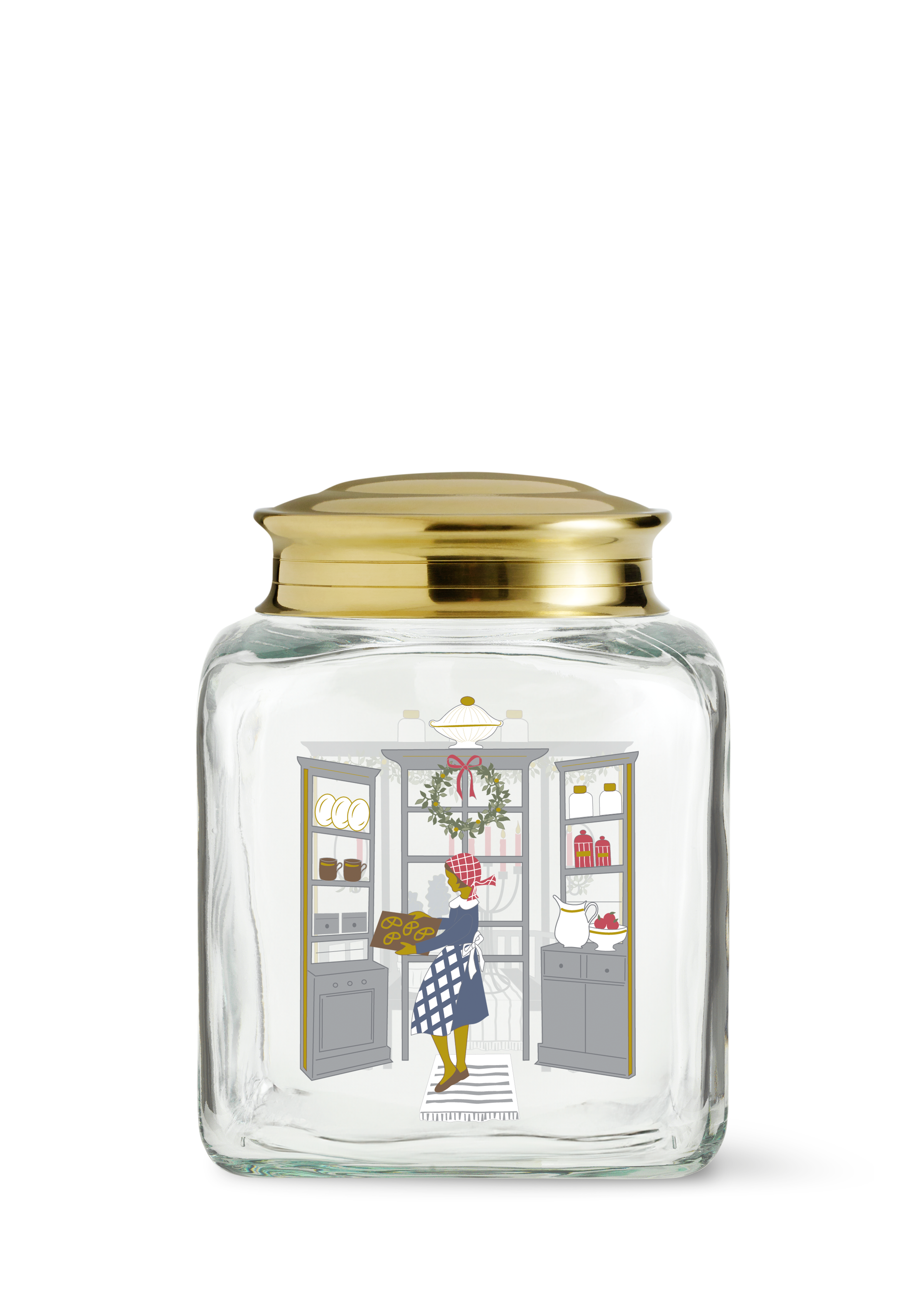 Holmegaard Christmas Biscuit jar 2023 H16 multi - Buy here