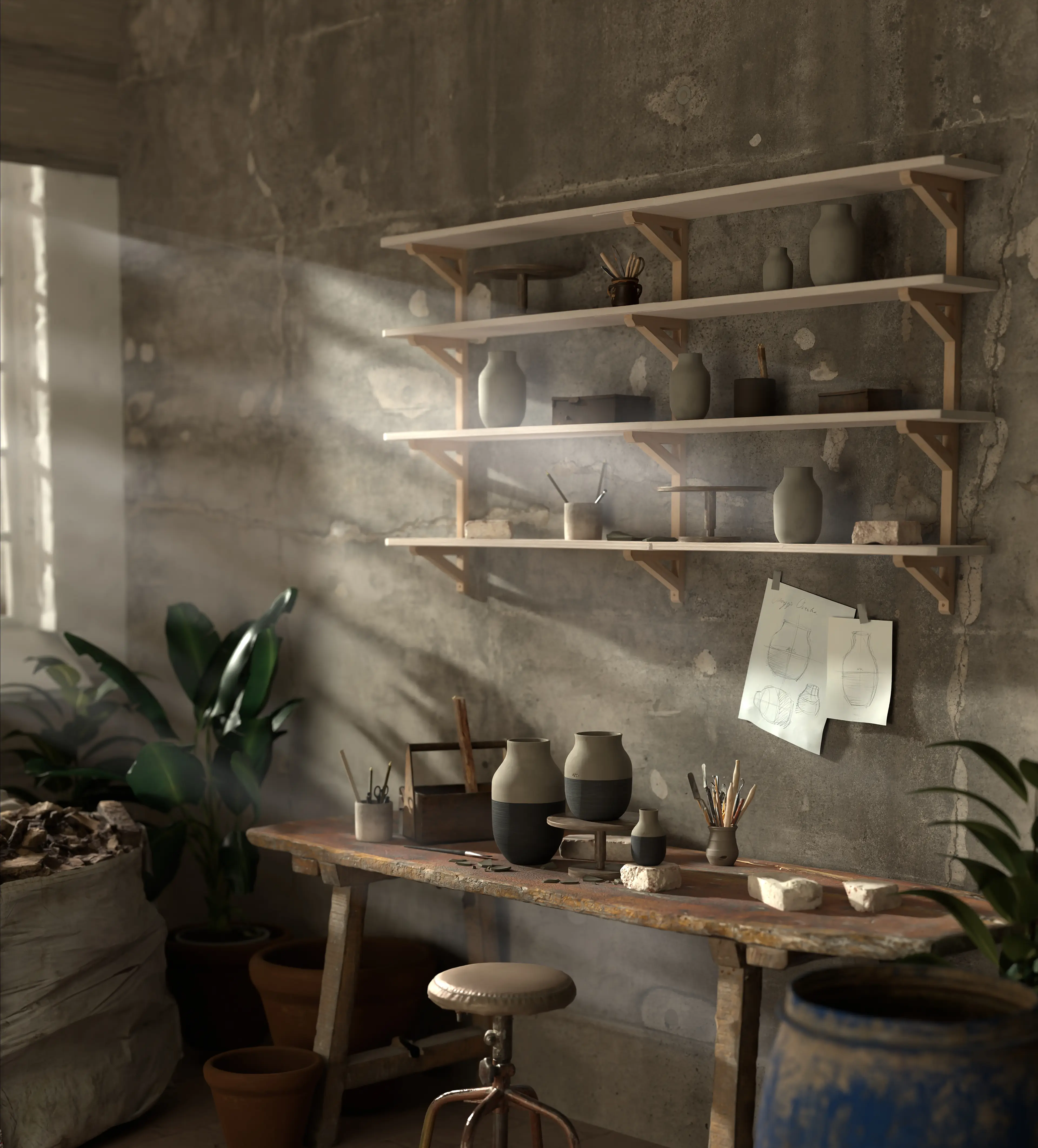 Omaggio Circulare vases