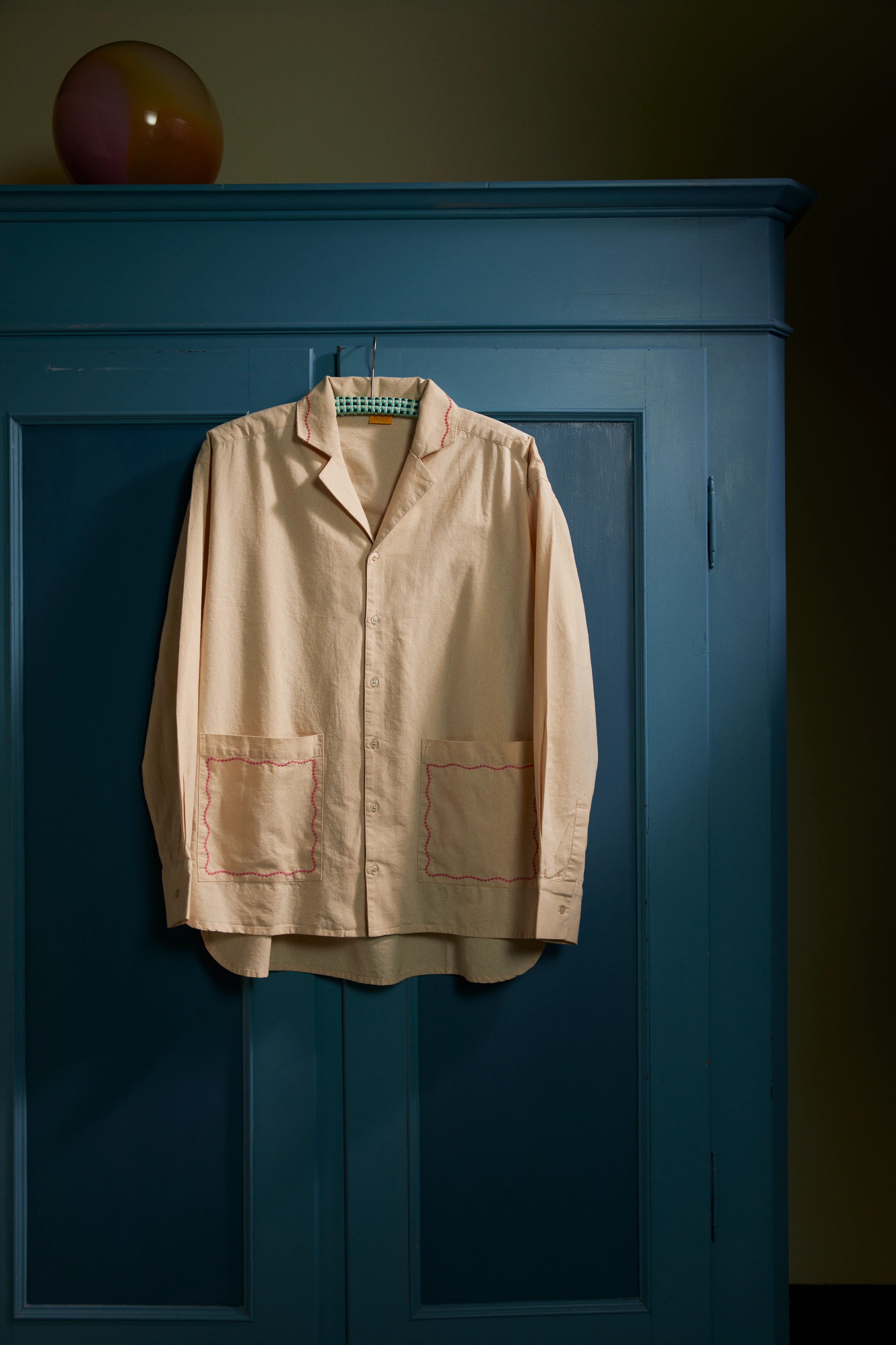 Sofie Shirt S/M von JUNA in der Farbe Beige, hergestellt aus Baumwolle