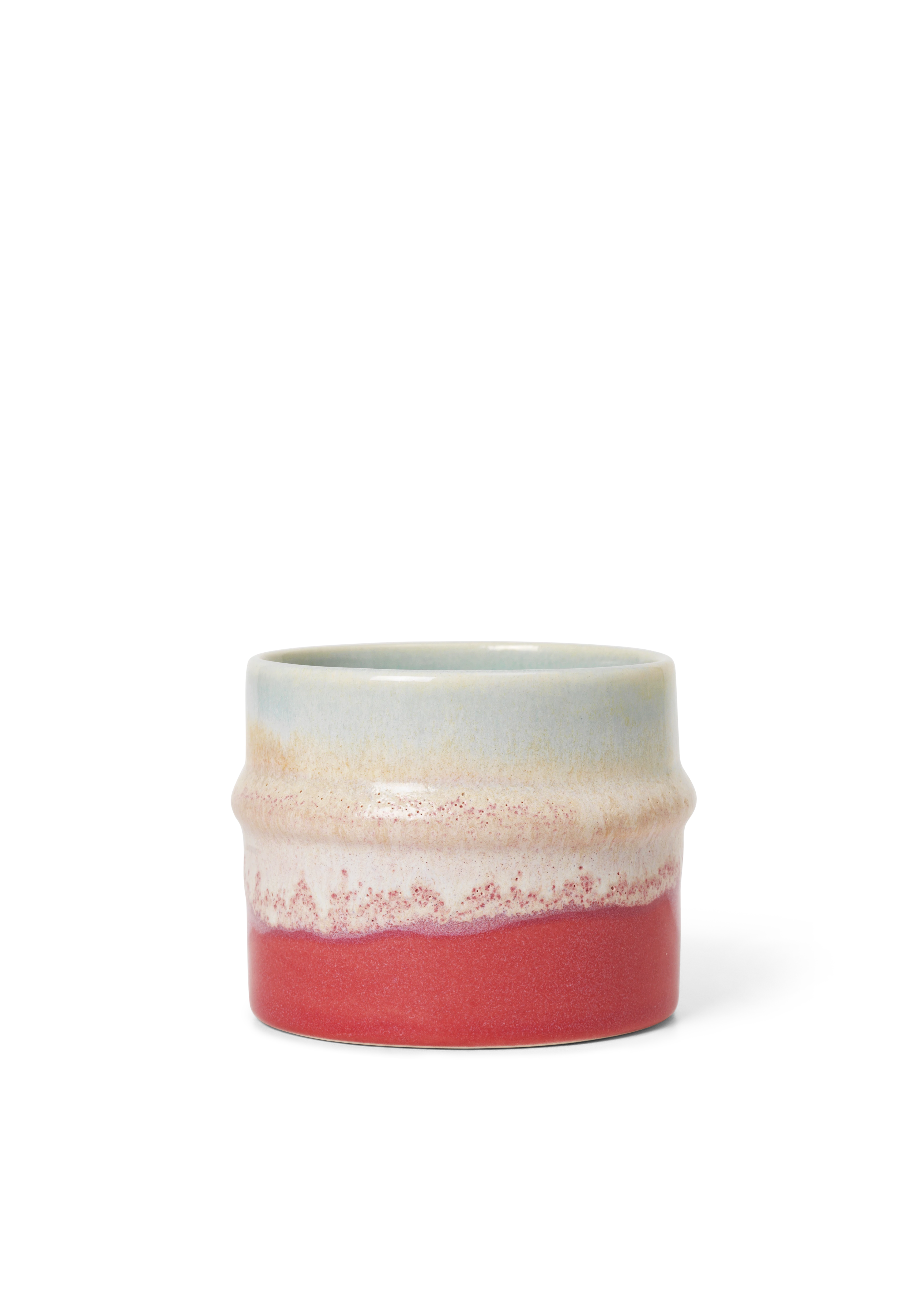 Mugg 27 cl från Kähler i färgen Pink/Mint/Gul, tillverkad av Keramik