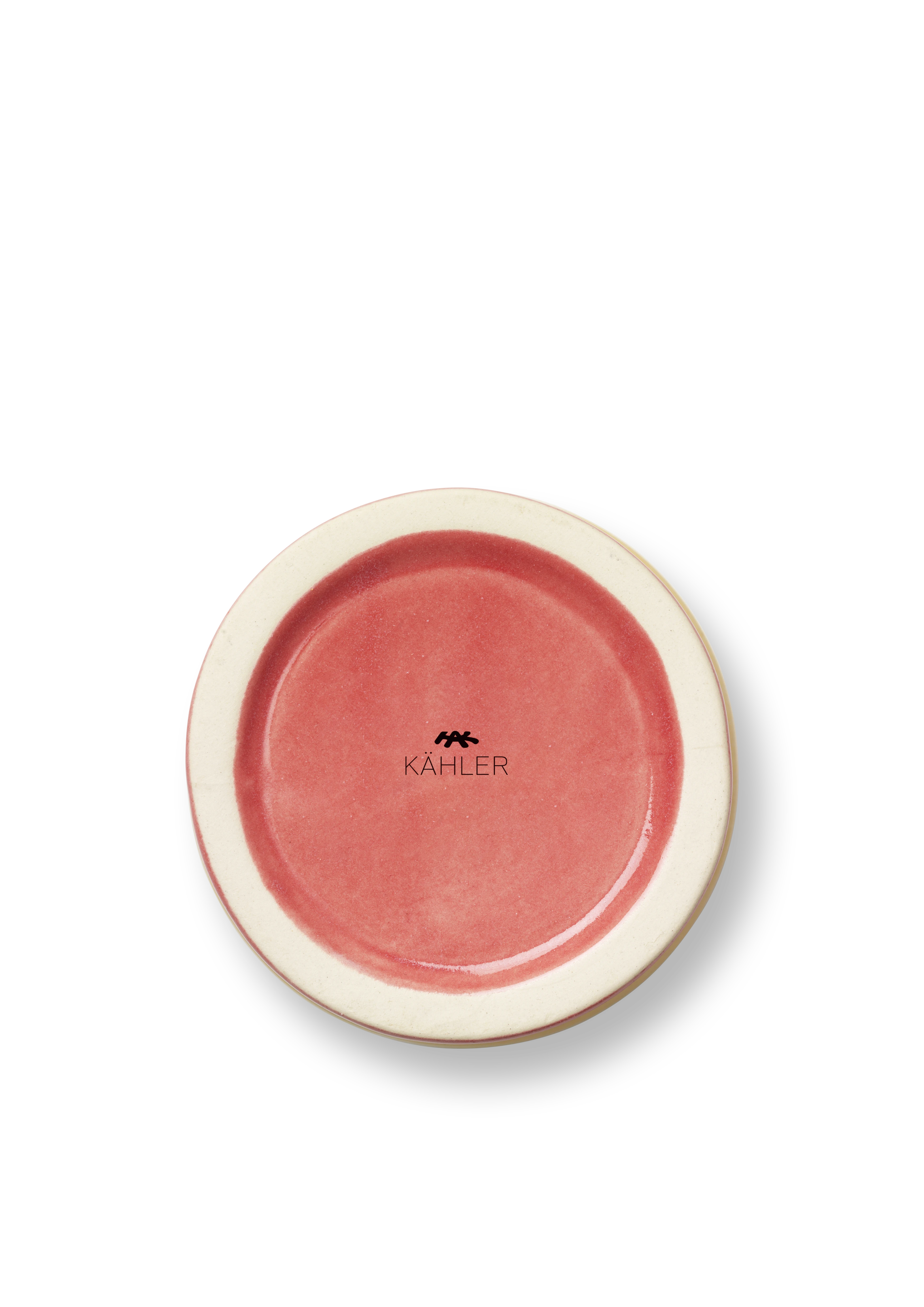 Mug 27 cl from Kähler  in Pink/Mint/Yellow color, made of Ceramics