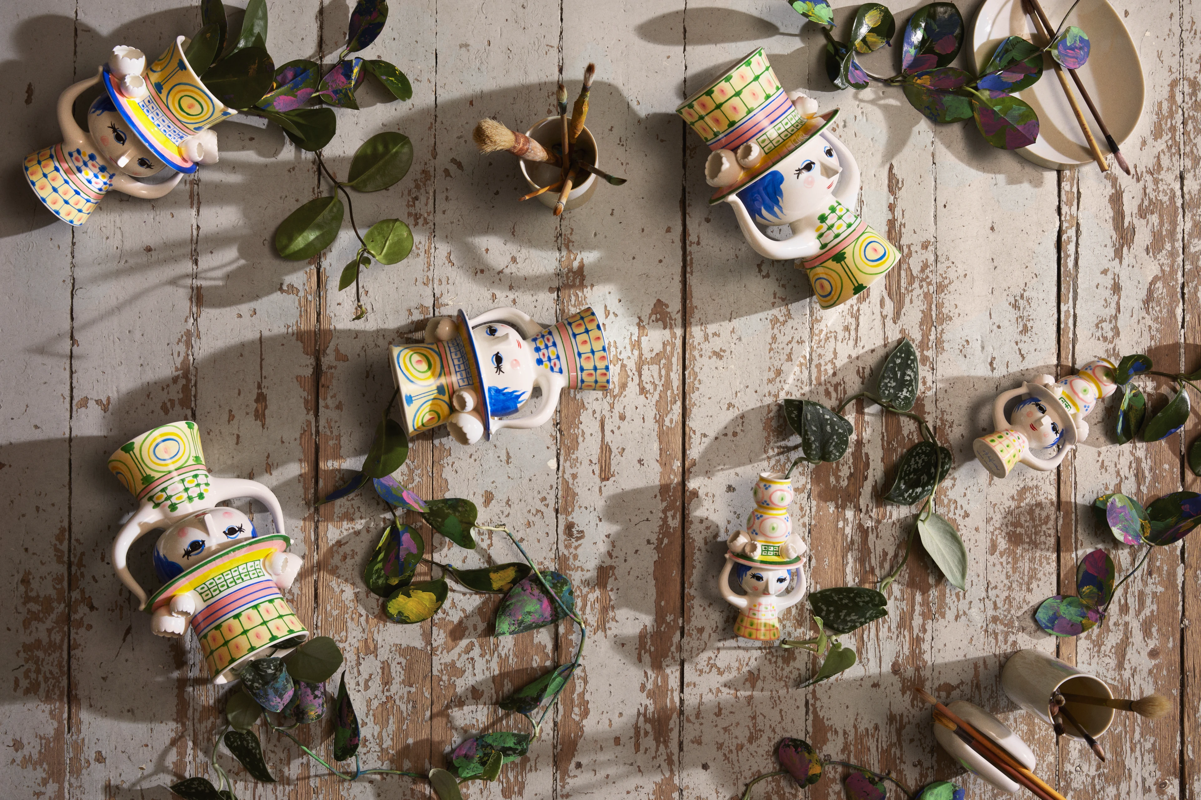 Bjørn Wiinblad - Lady with hat