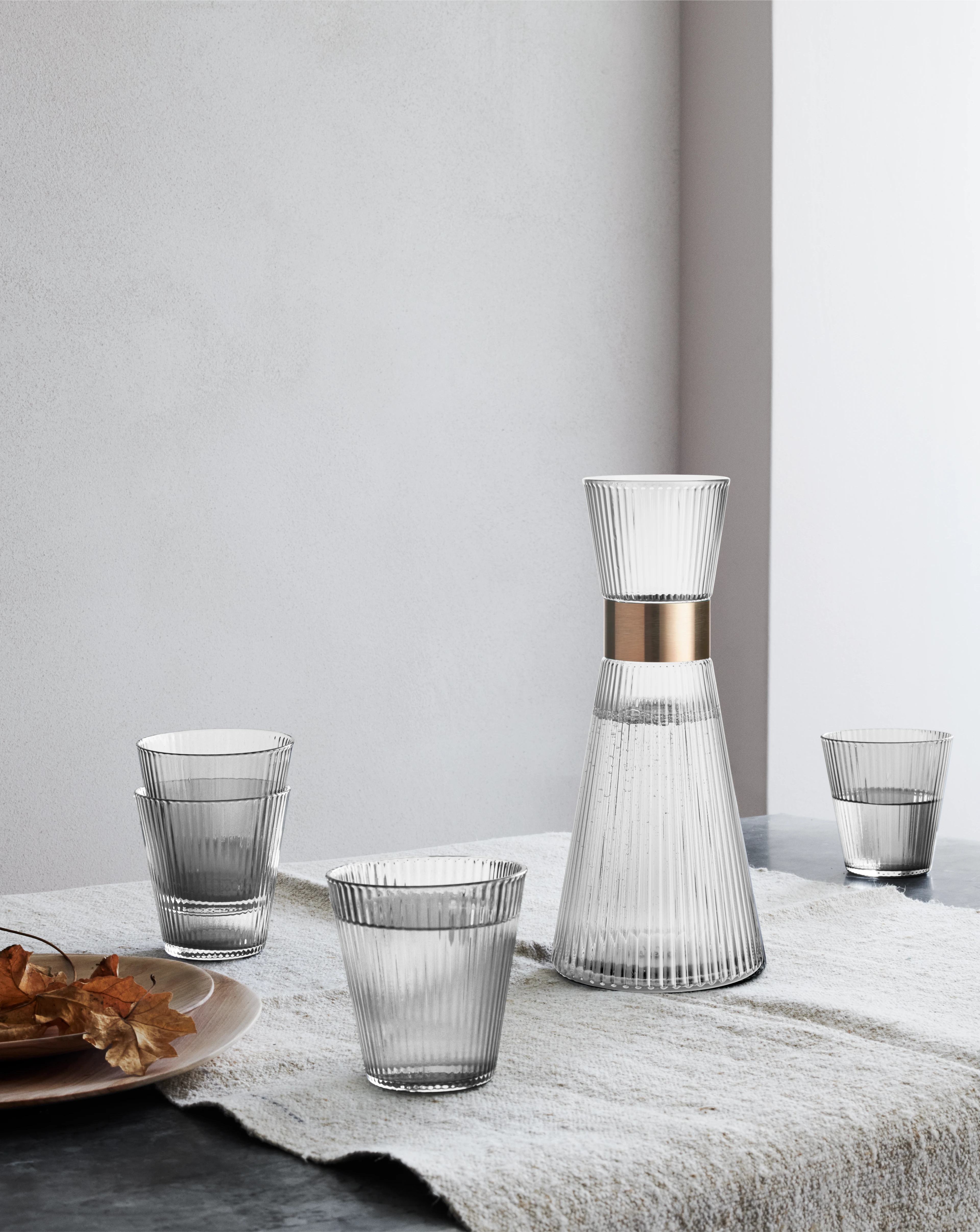 Water carafe 1,0 l from Rosendahl in Clear color, made of Glass