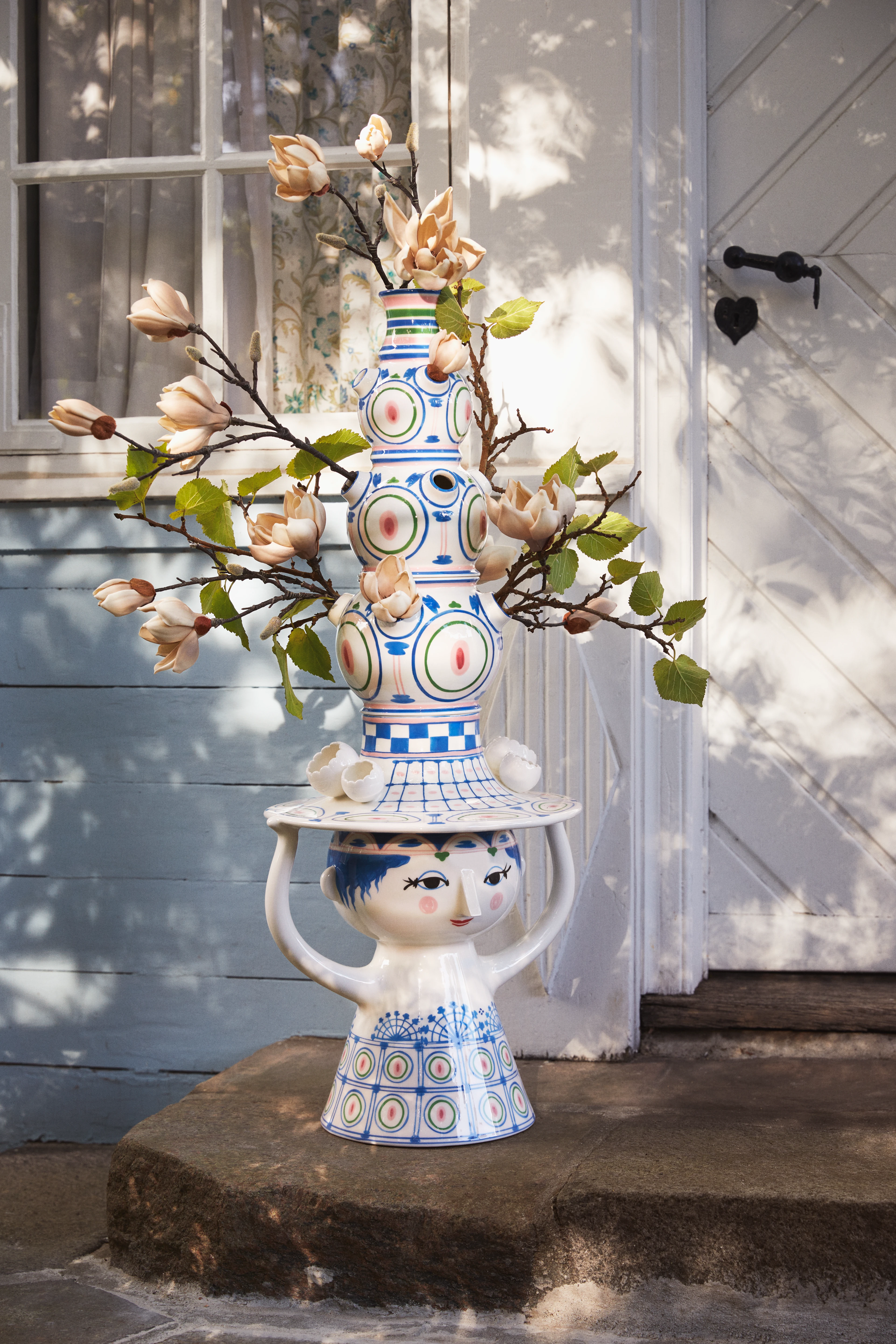 Gulvvase H100 cm fra Bjørn Wiinblad i farven , lavet af Keramik