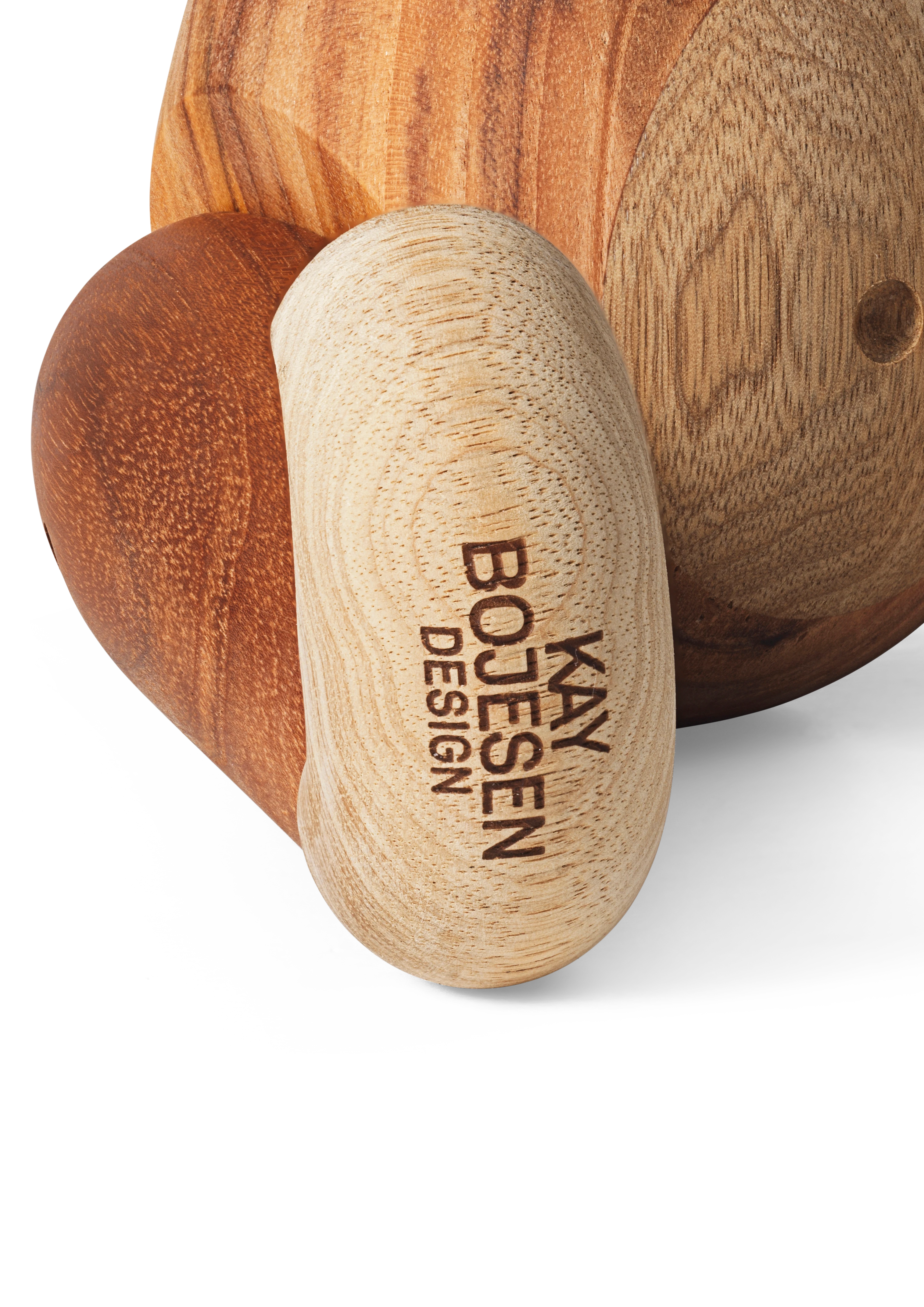 x DBU Herr Affe 2024 gross von Kay Bojesen in der Farbe Teak/Limba, hergestellt aus Holz