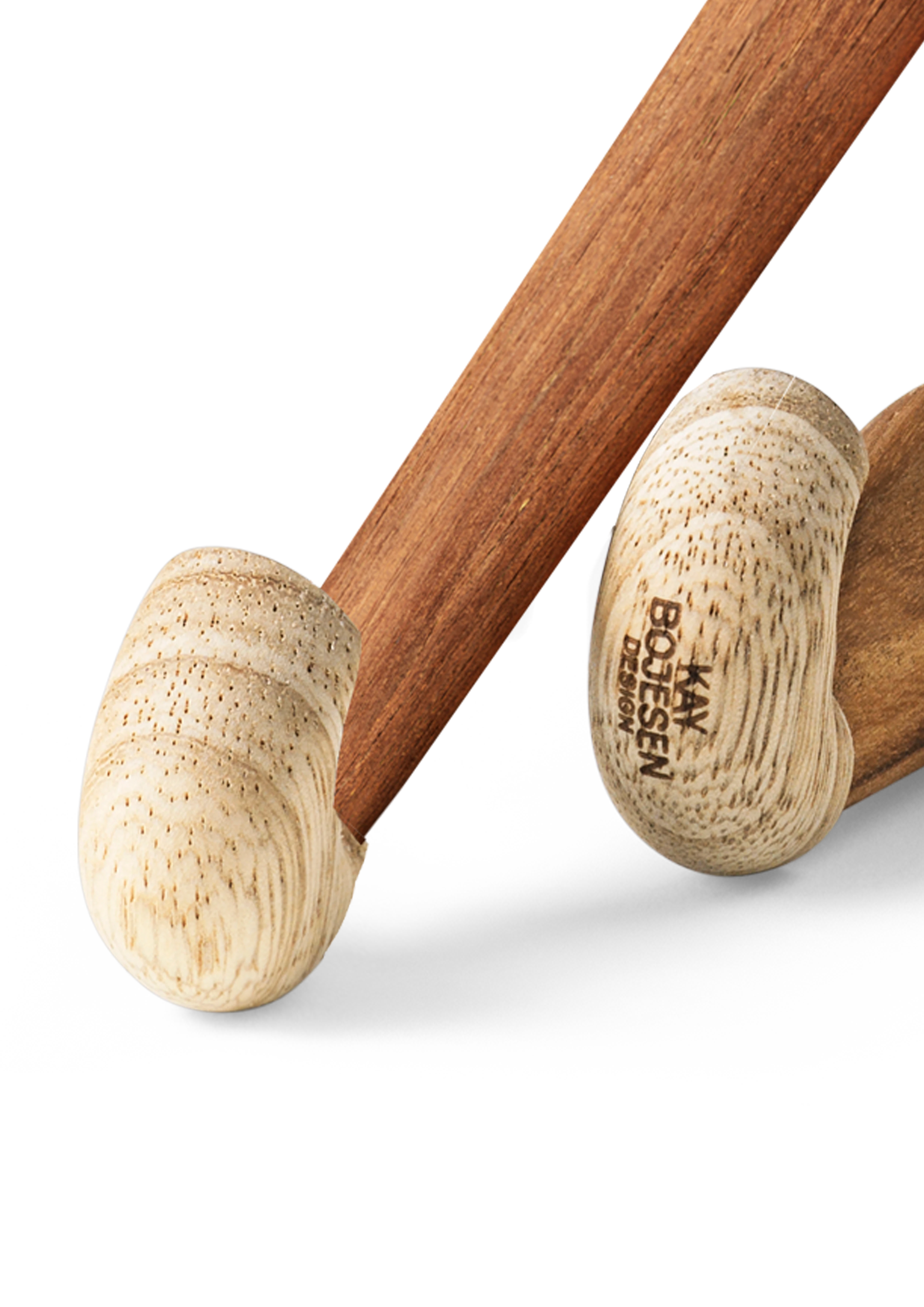 x DBU Woman Monkey 2024 mini from Kay Bojesen in Teak/Limba color, made of Wood