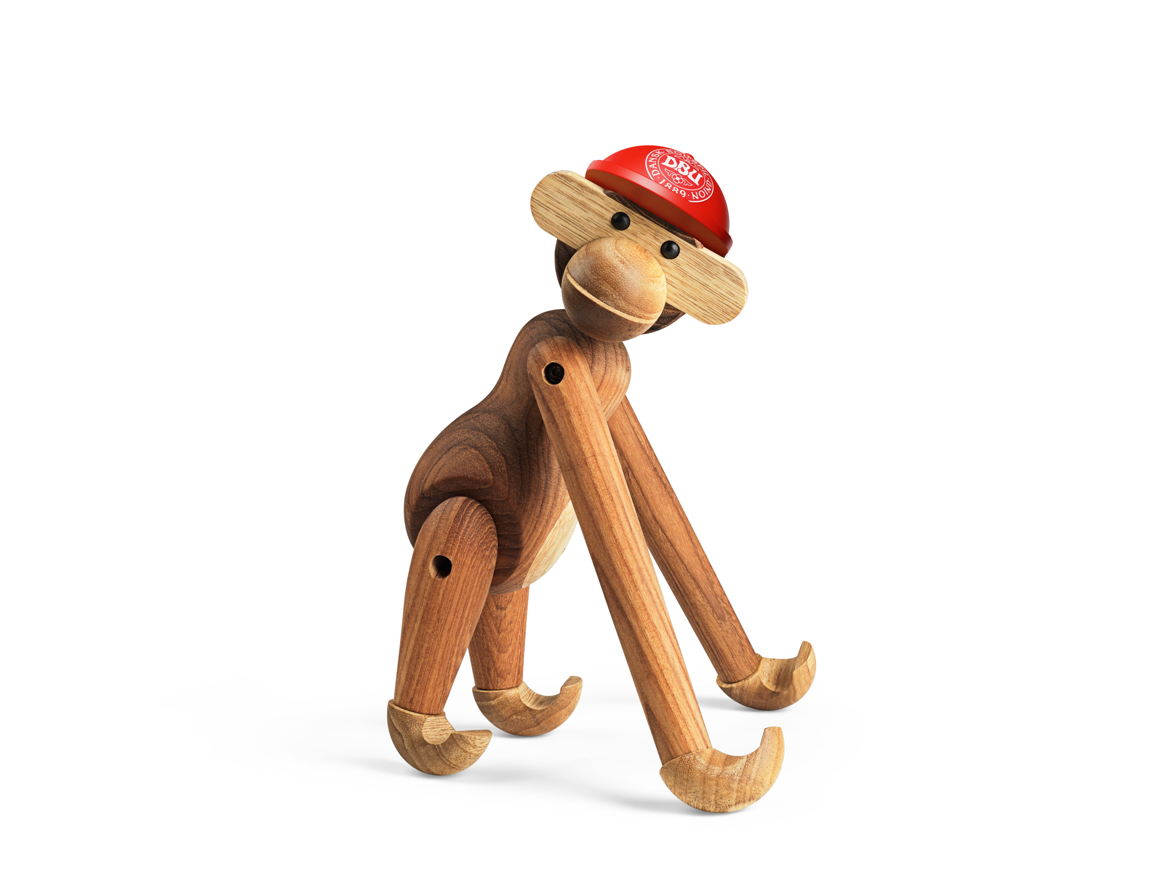 Cap x DBU small from Kay Bojesen in Red color, made of Wood