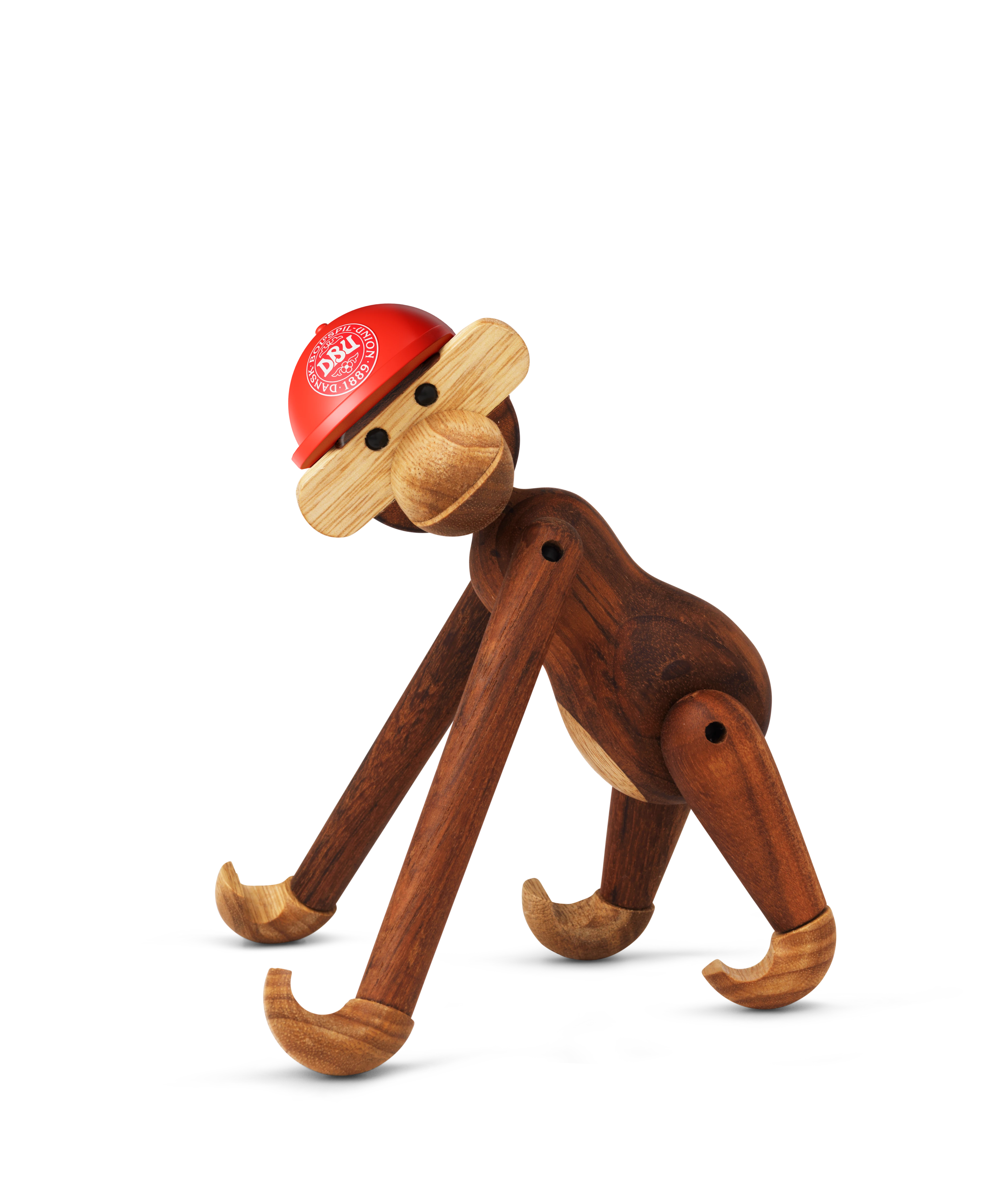 Cap x DBU mini from Kay Bojesen in Red color, made of Wood