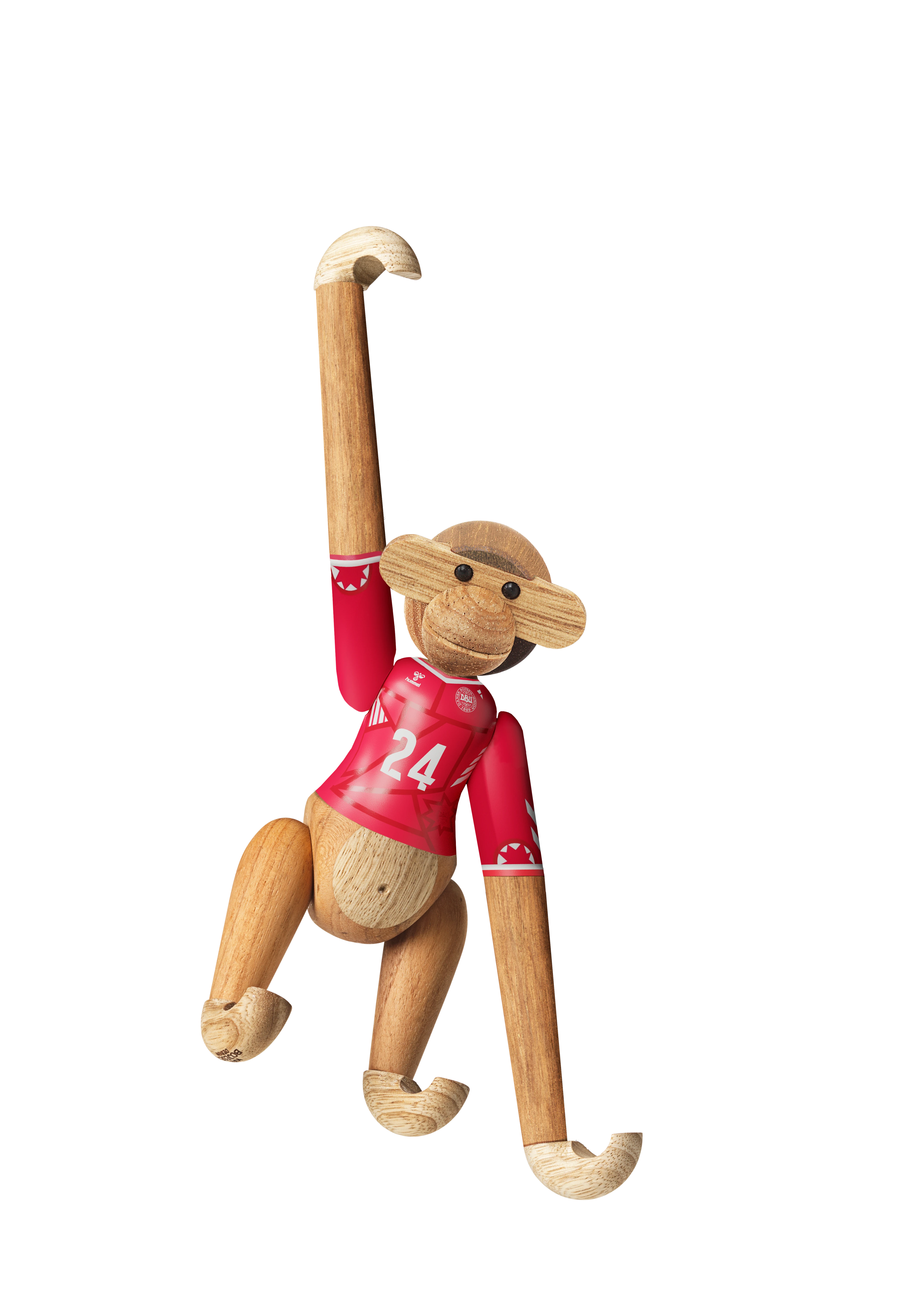 x DBU Woman Monkey 2024 mini from Kay Bojesen in Teak/Limba color, made of Wood