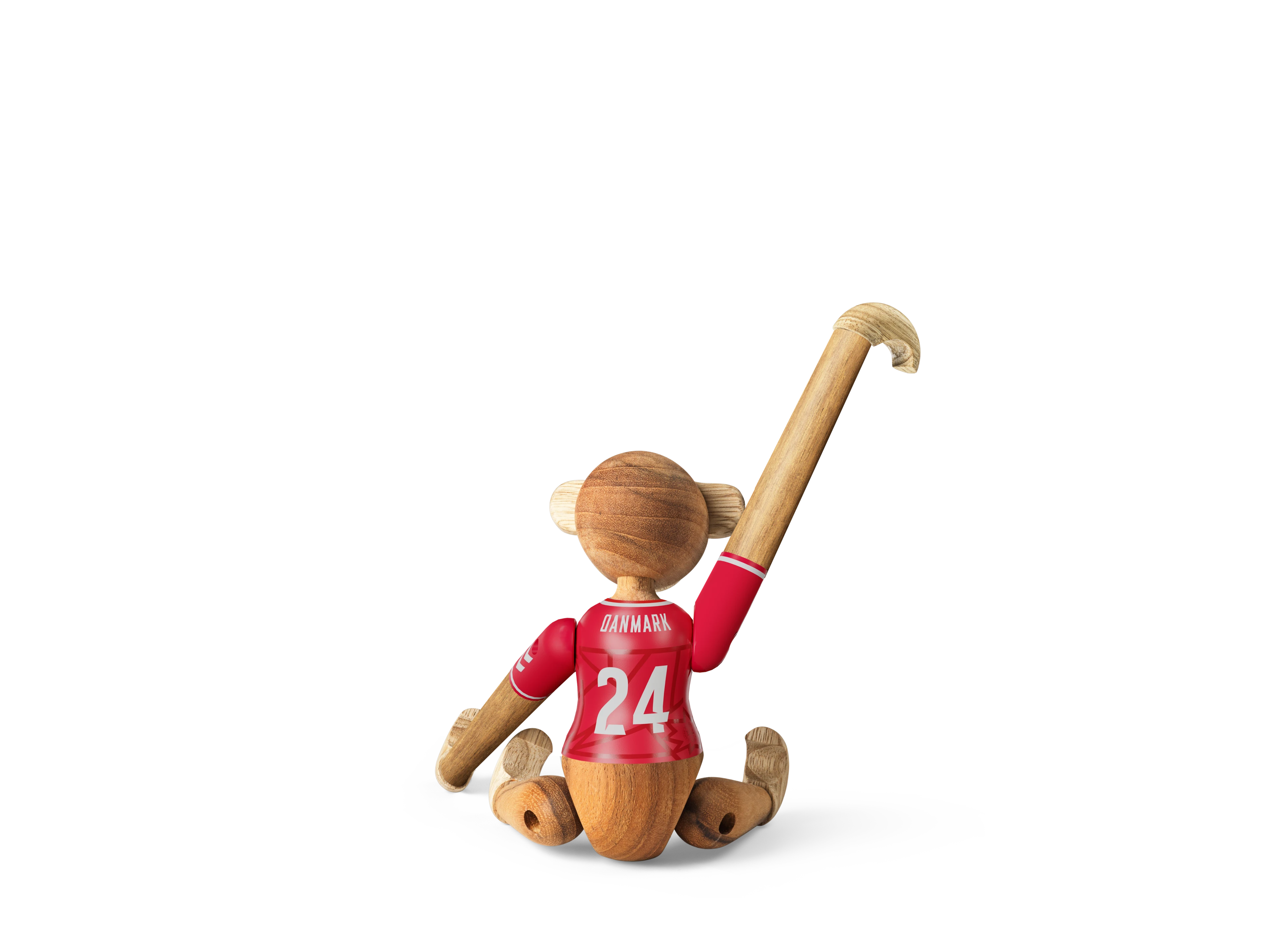 x DBU Woman Monkey 2024 mini from Kay Bojesen in Teak/Limba color, made of Wood