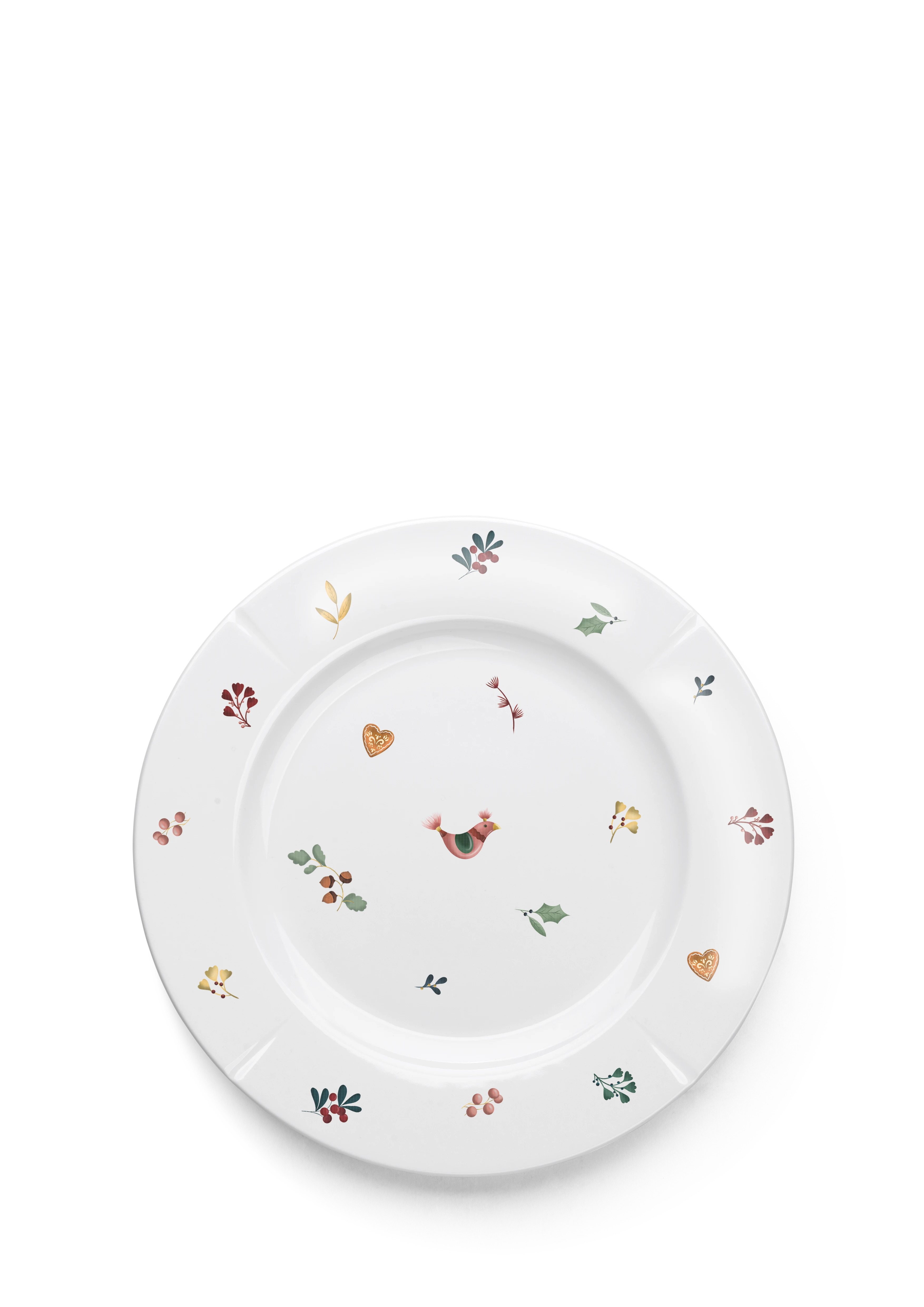 Plate Ø23 cm from Rosendahl in White w. deco color, made of Ceramics