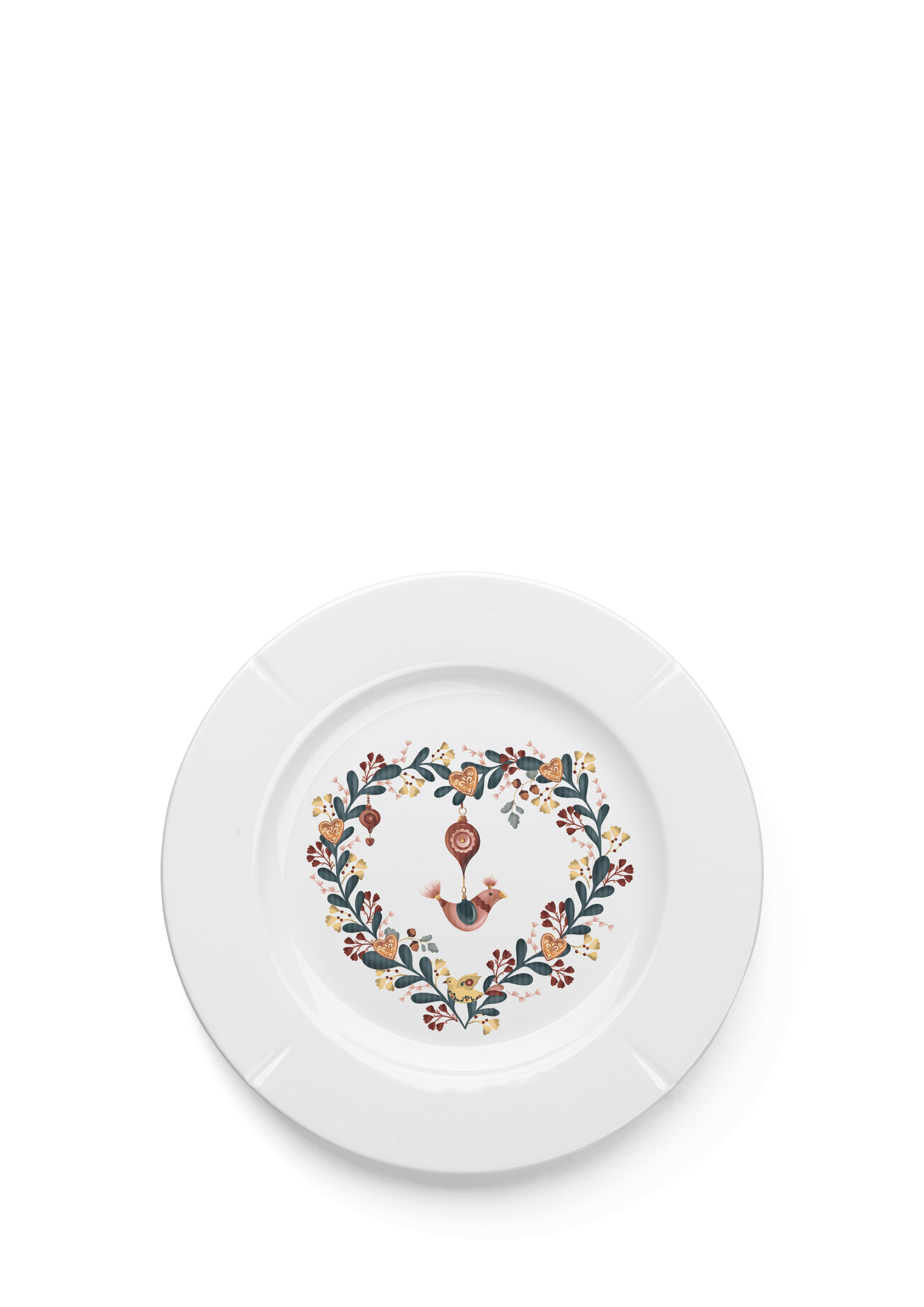 Rosendahl Plate Ø19.5 cm in White w. deco