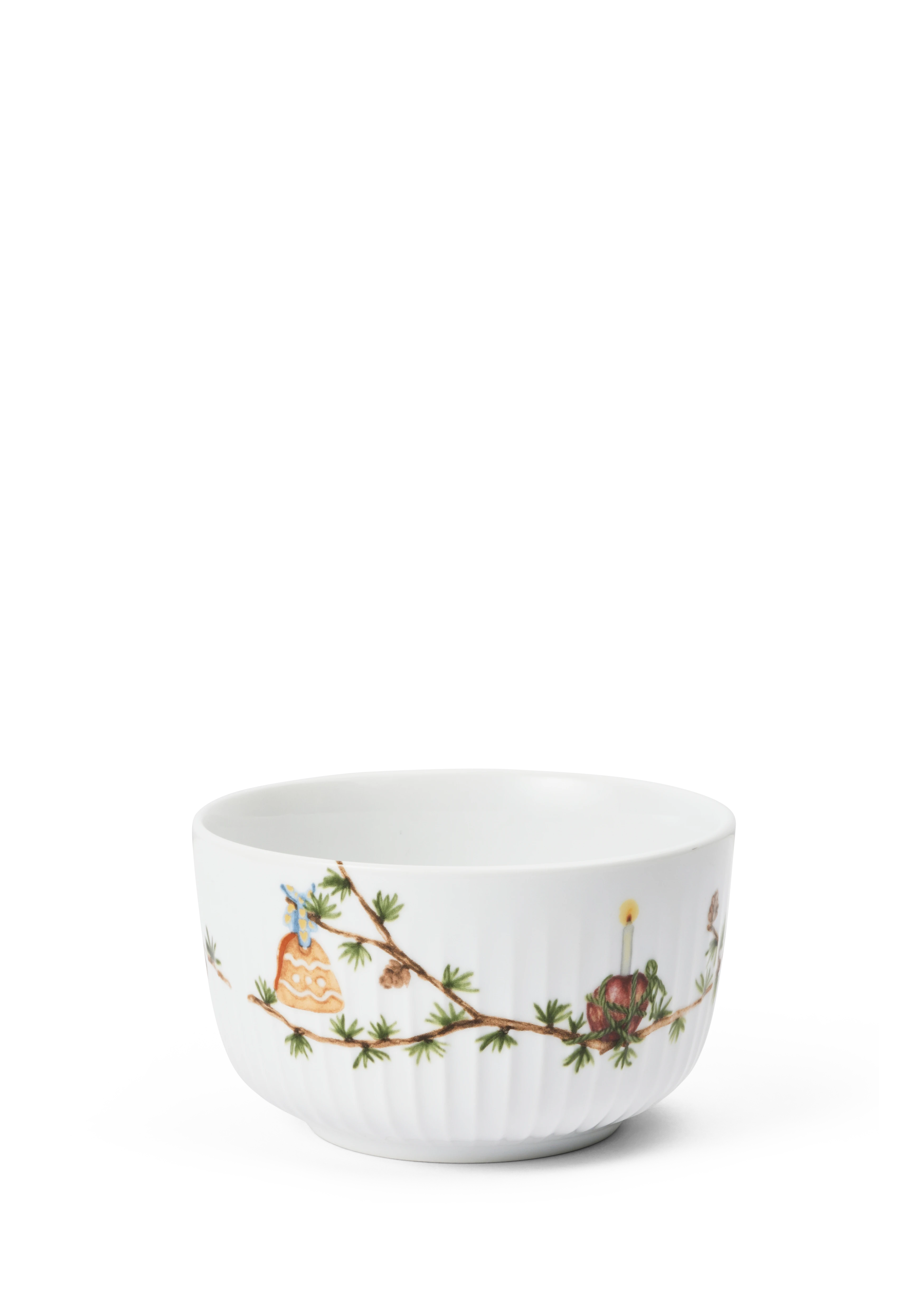 Special Edition Bowl Ø12 cm from Kähler  in White w. deco color, made of Ceramics