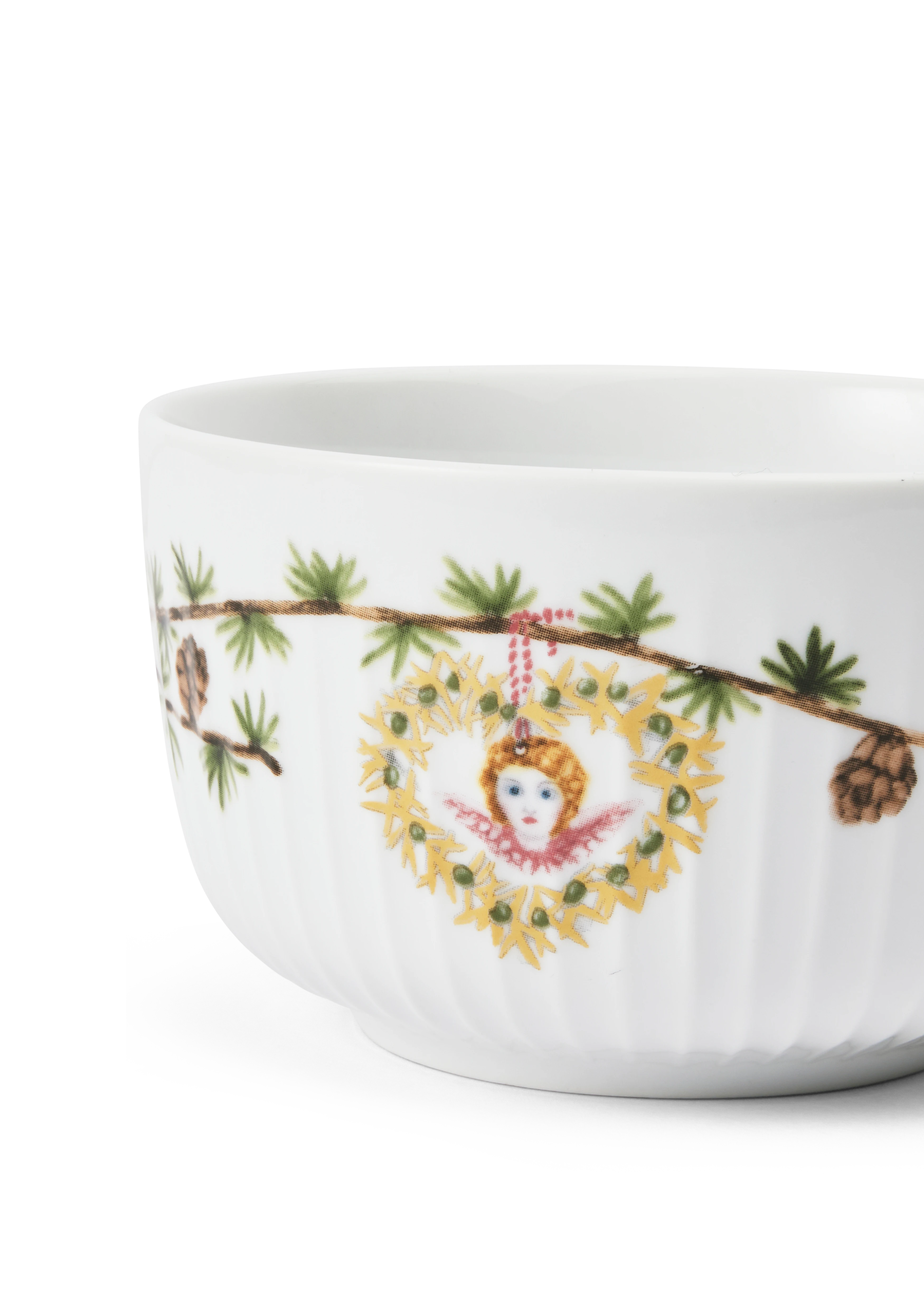 Special Edition Skål Ø12 cm fra Kähler i farven Hvid m. deko, lavet af Keramik