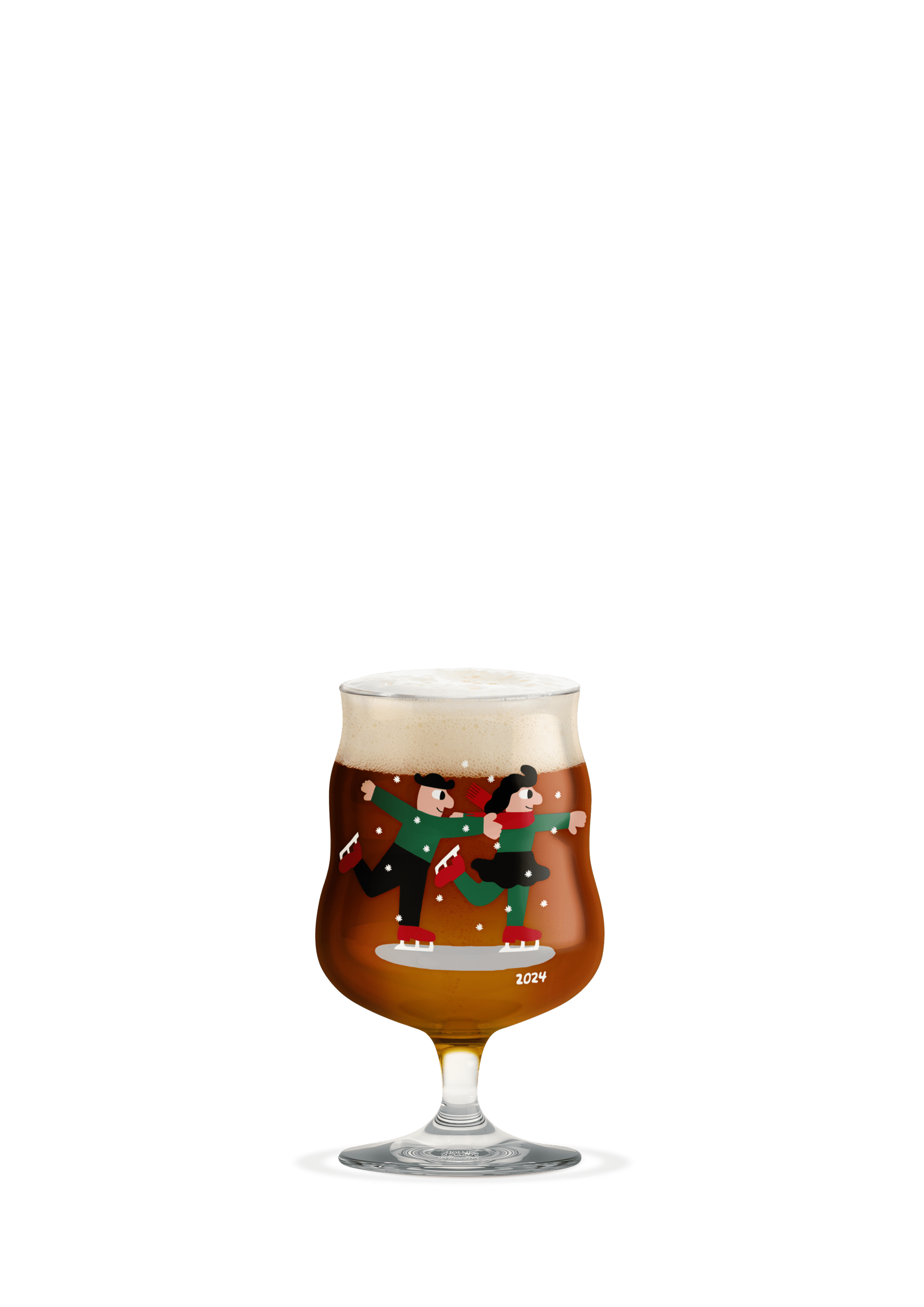 Holmegaard Universal Beer Glas Christmas 2024 40 cl