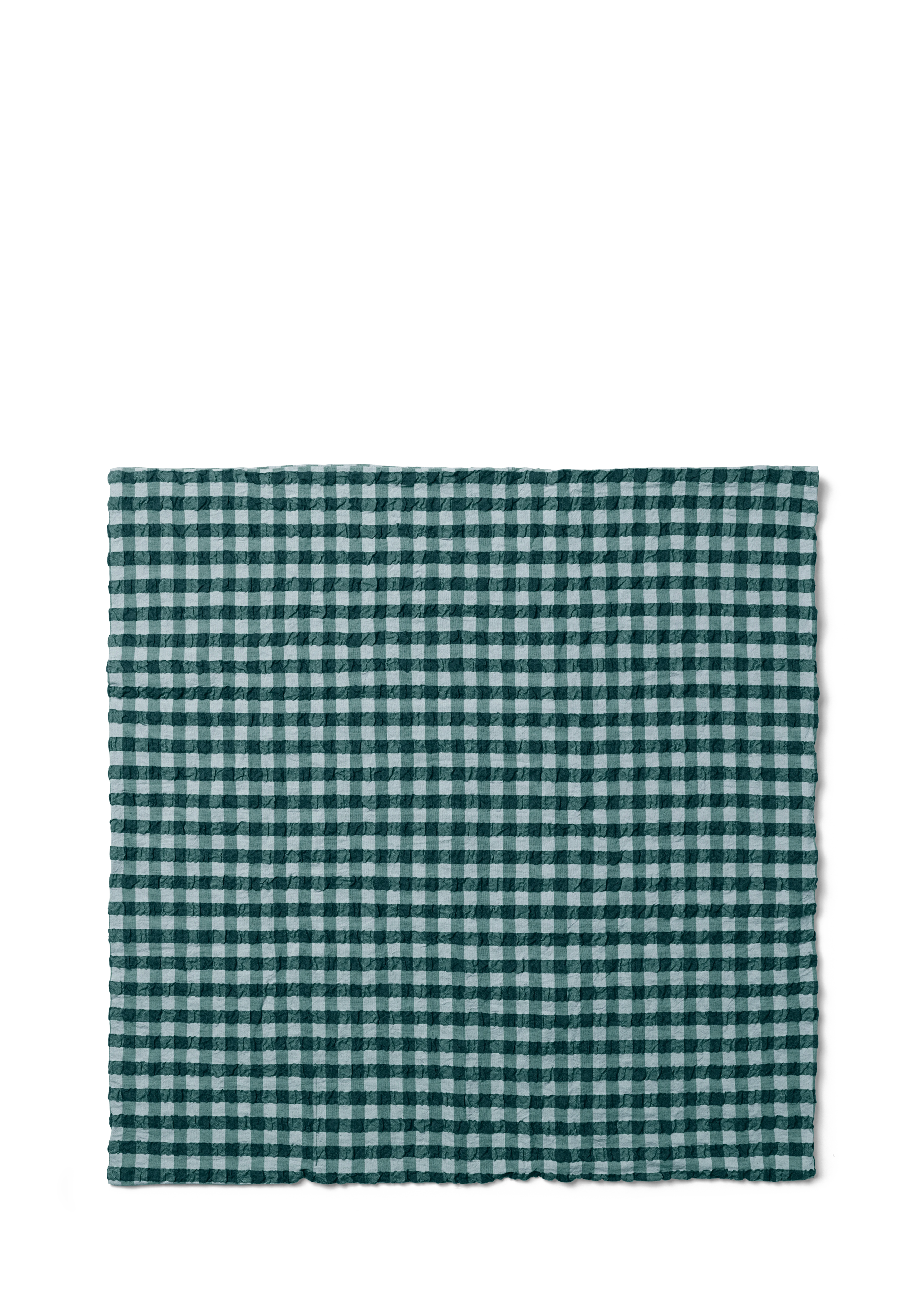Pillowcase 63x60 cm from JUNA in Green/Light Blue color, made of Cotton