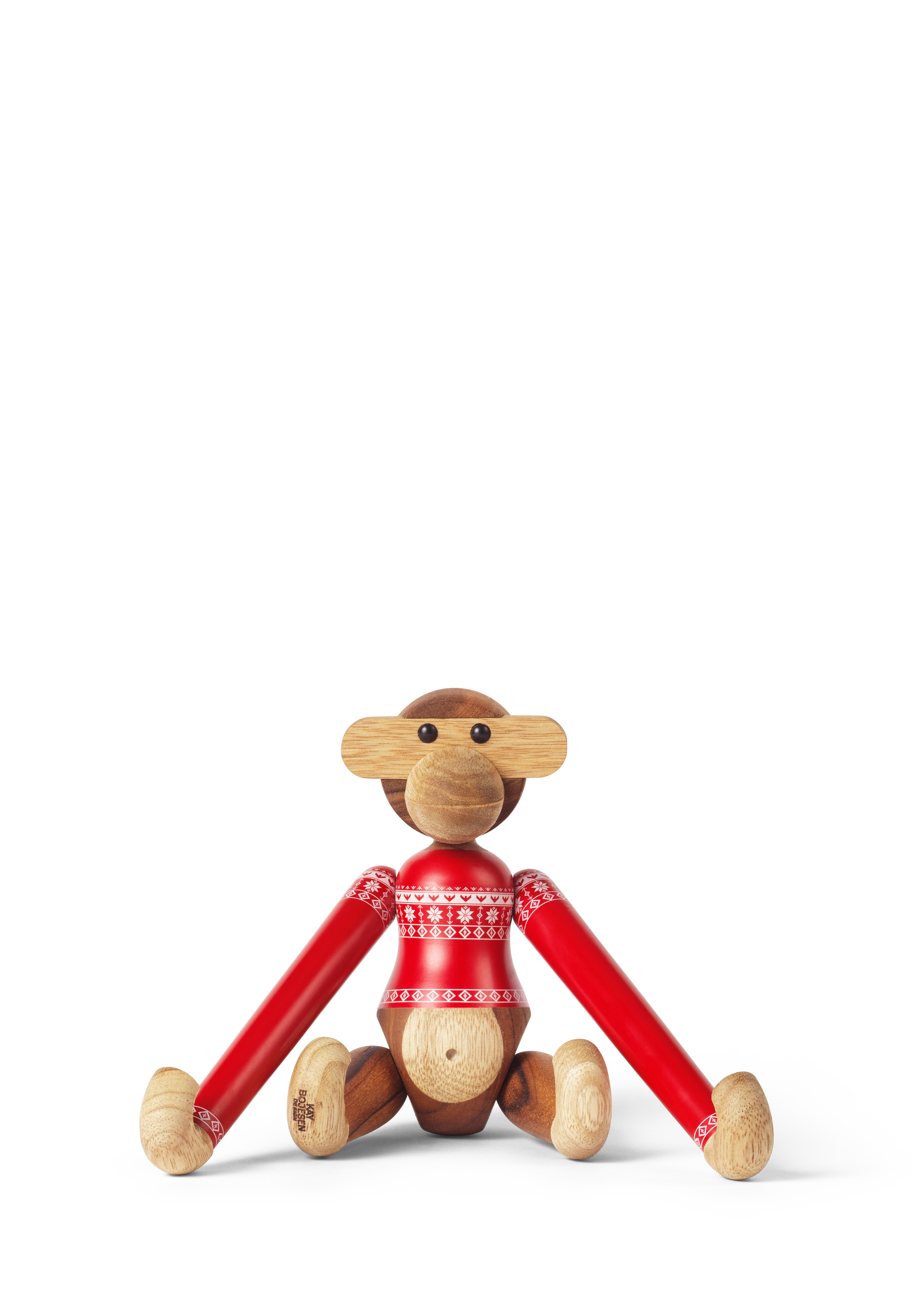 Christmas Jumper Ape Rød liten
