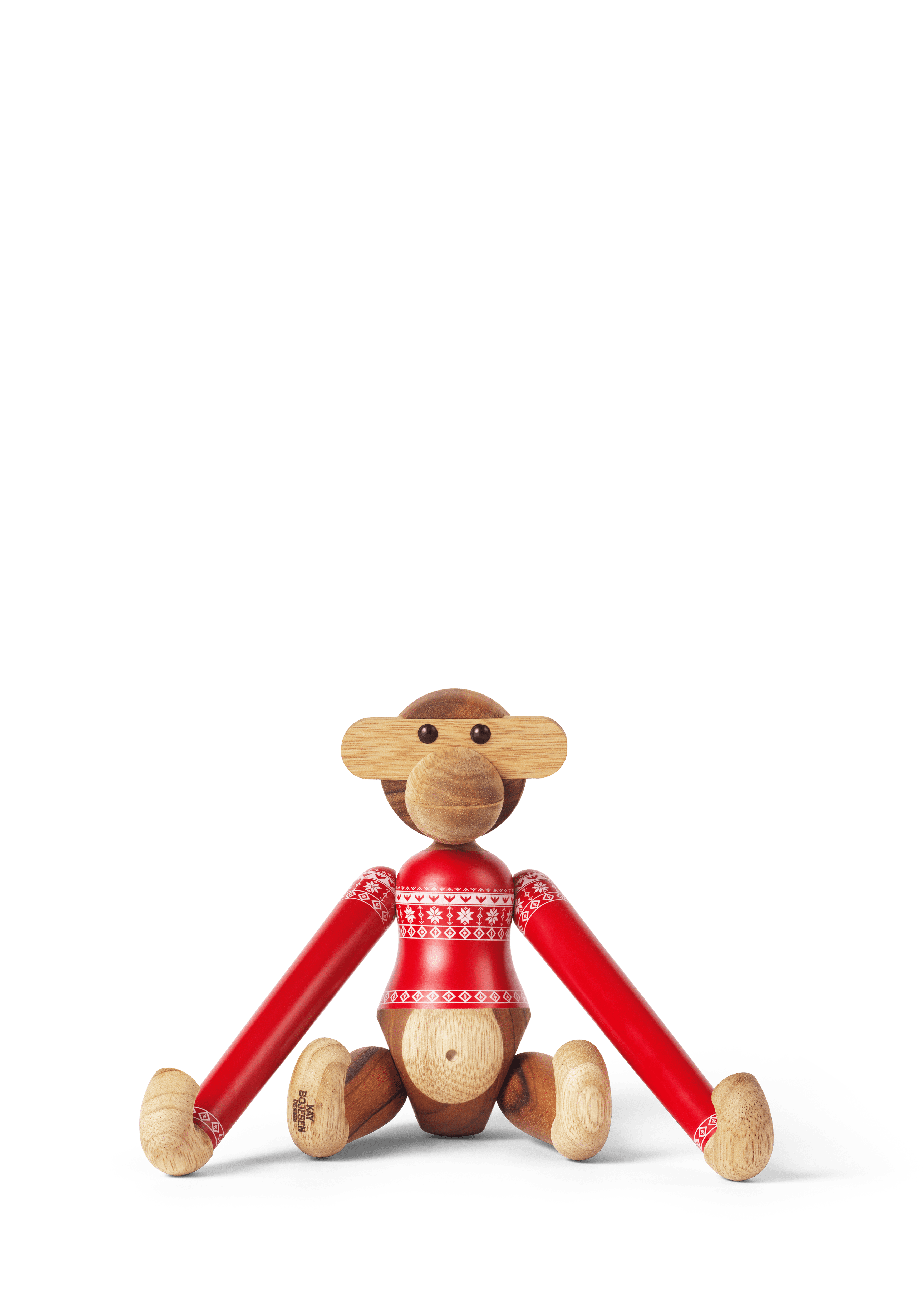 Kay Bojesen Monkey small in Oak/Smoked oak