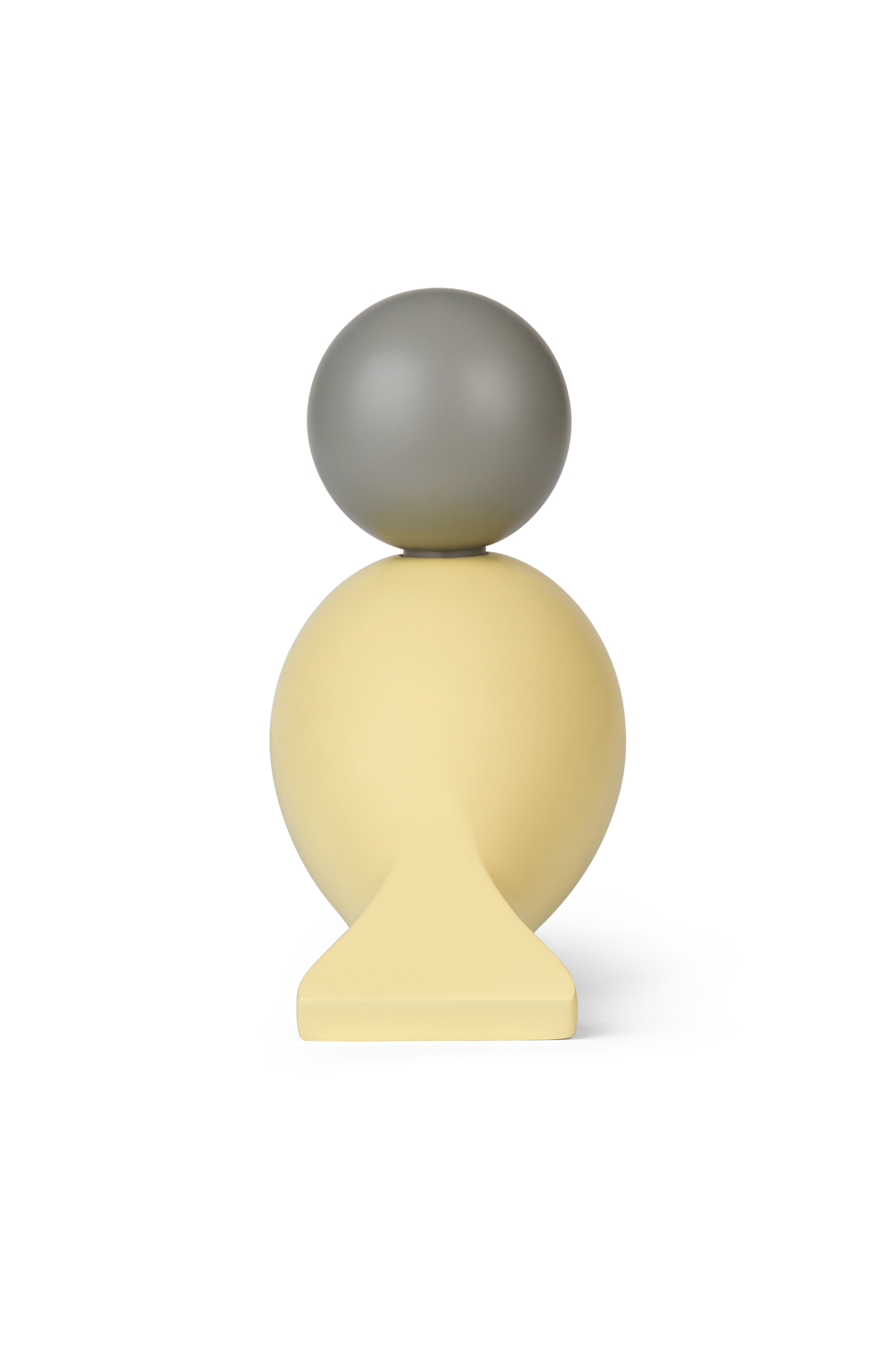 Bella Year Bird 2025 H12.5 cm von Kay Bojesen in der Farbe Creme/Grau, hergestellt aus Holz