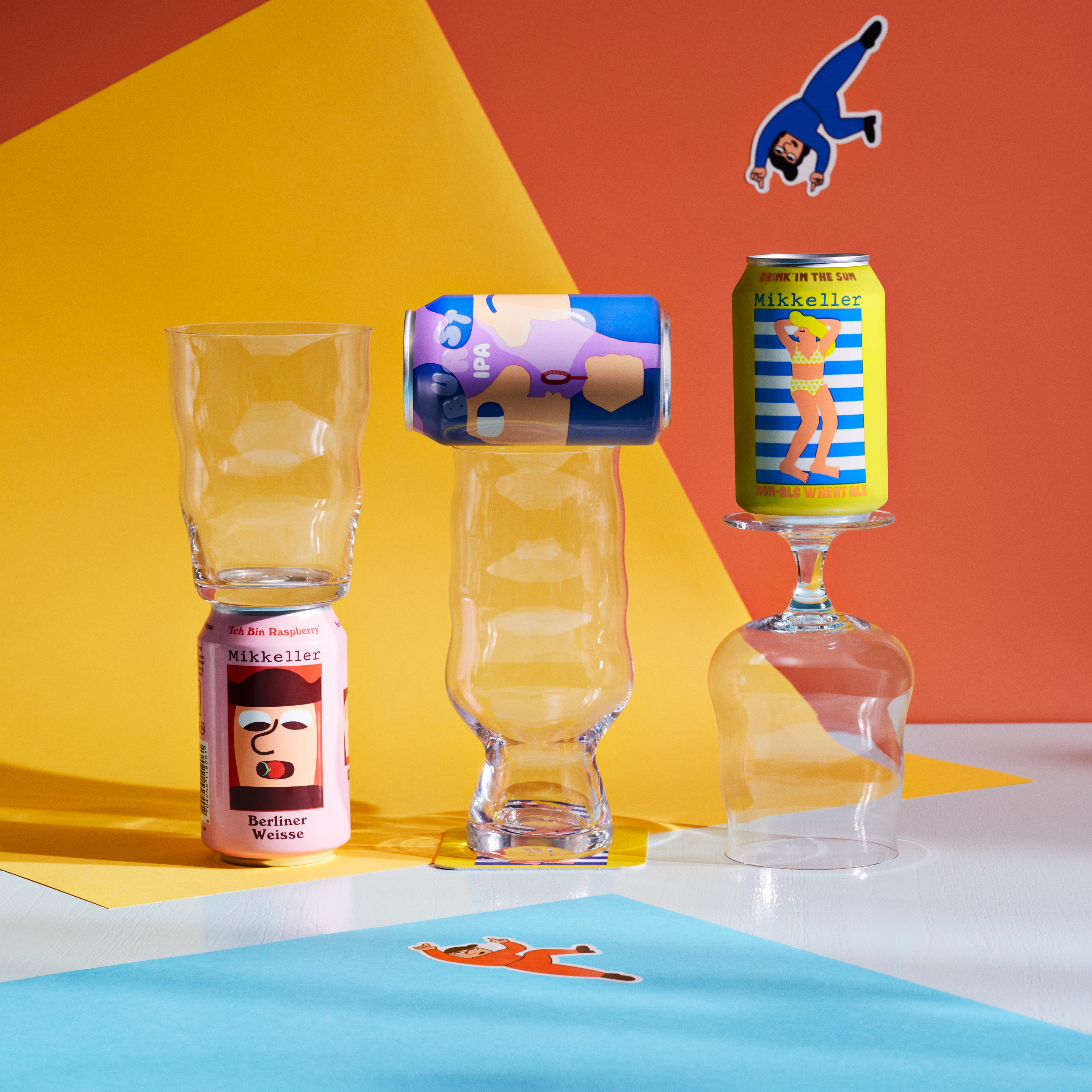 Pintglas 40 cl 2 Stck. von Holmegaard in der Farbe Klar, hergestellt aus Glas