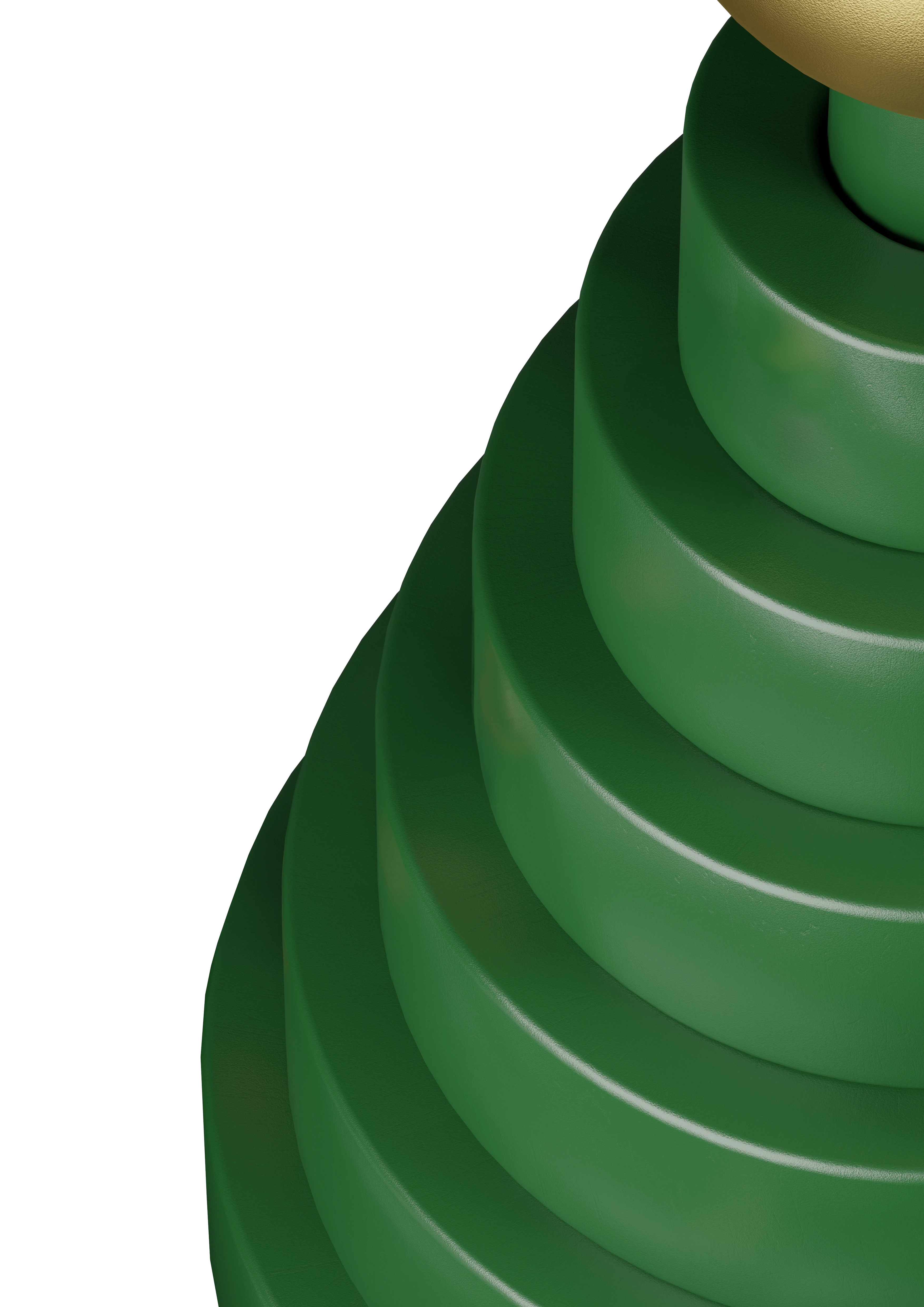 Christmas tree H13.5 from Kay Bojesen in Green color, made of Wood